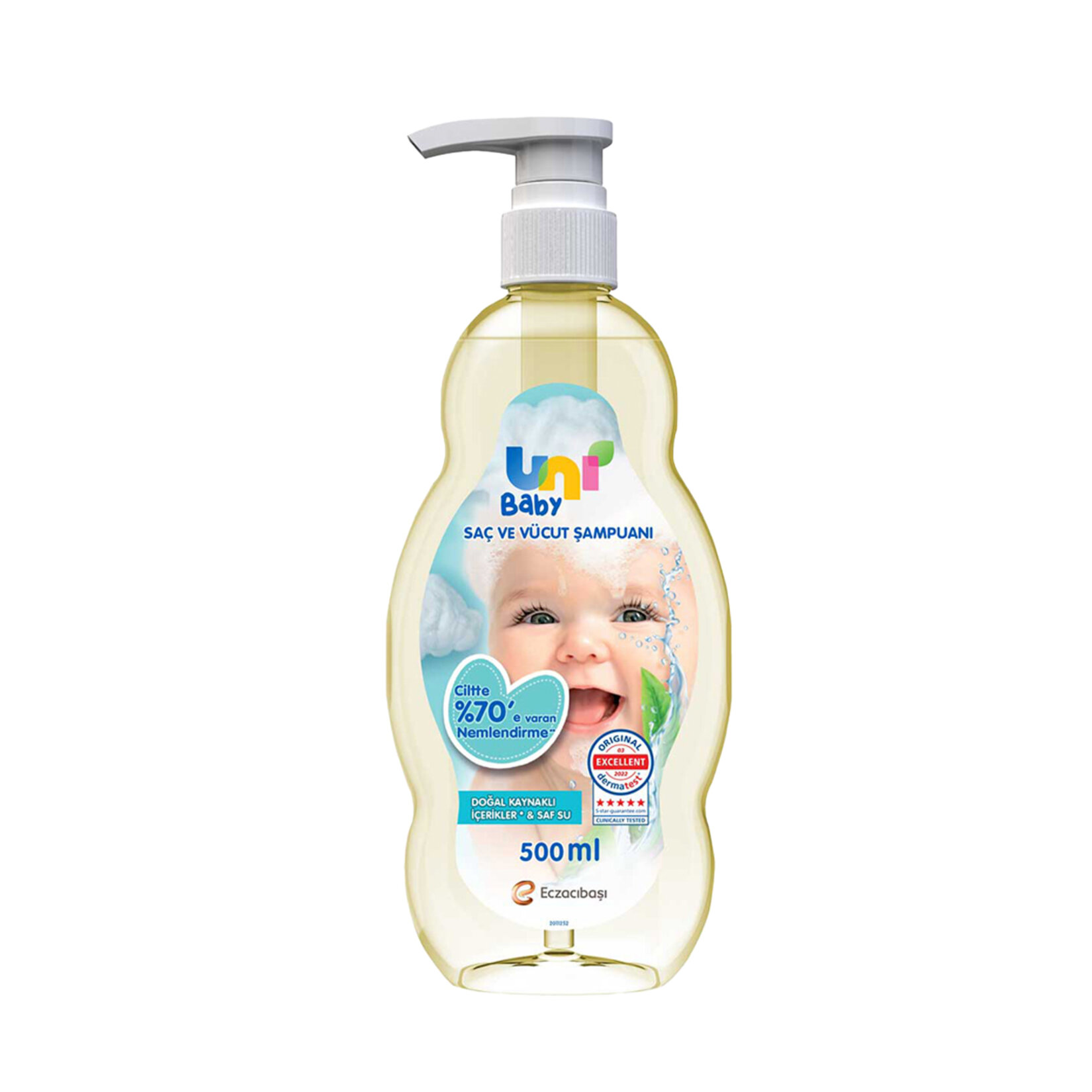 Uni Baby Saç Ve Vücut Şampuanı 500 Ml - Görsel 1