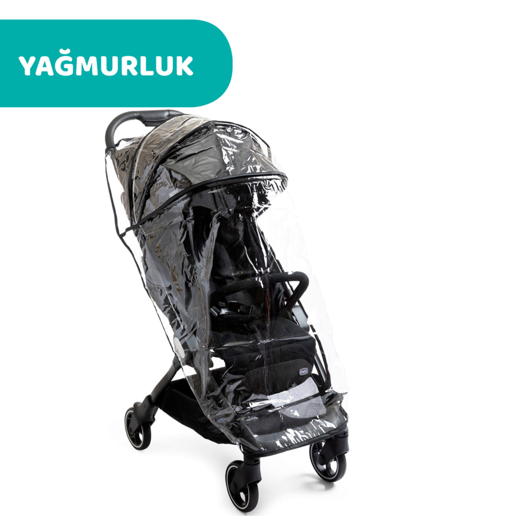 Chicco We Bebek Arabası Black - Görsel 5