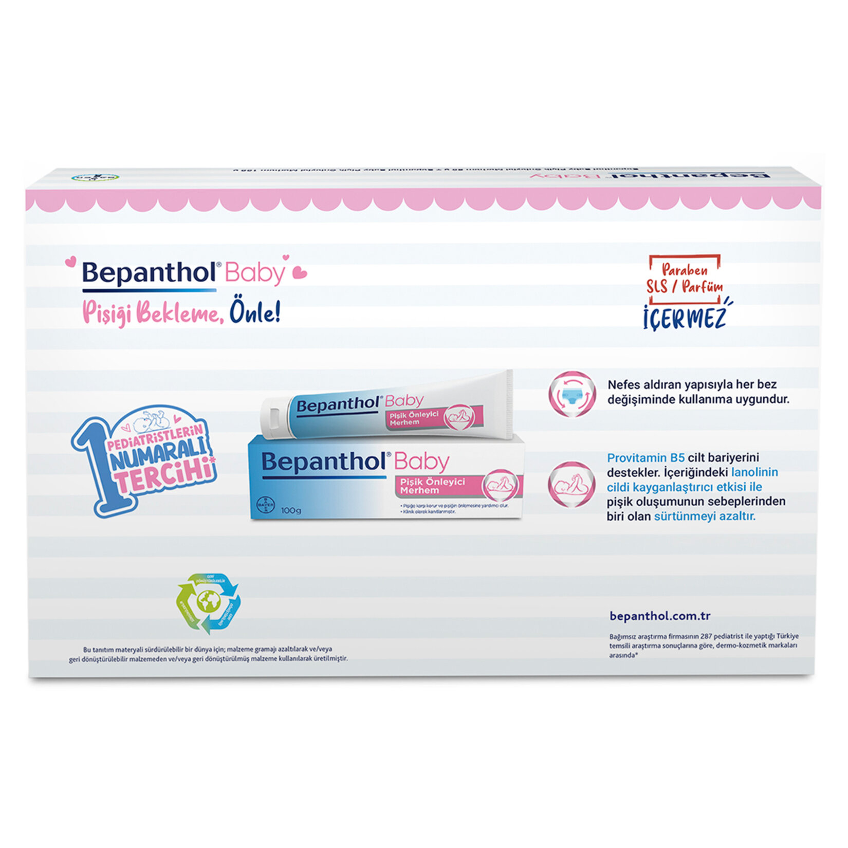 Bepanthol Baby Pişik Önleyici Krem Combo 100+50 G - Görsel 2