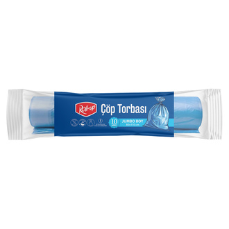 Roll-Up Jumbo Çöp Torbası 80 x 110 Cm 10'lu
