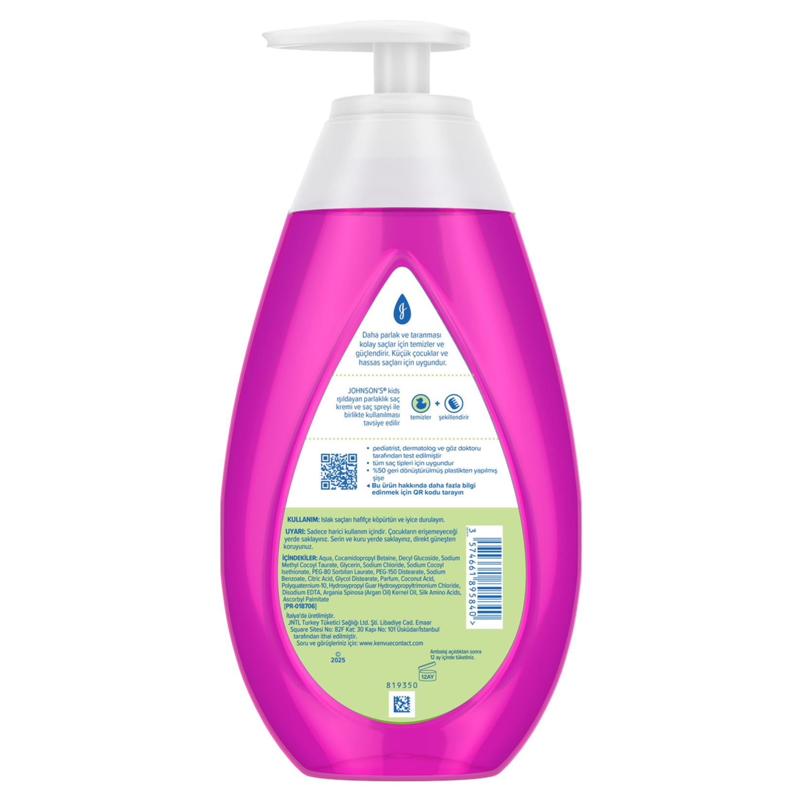 Johnson's Kids Işıldayan Parlaklık Şampuan 750 Ml - Görsel 2