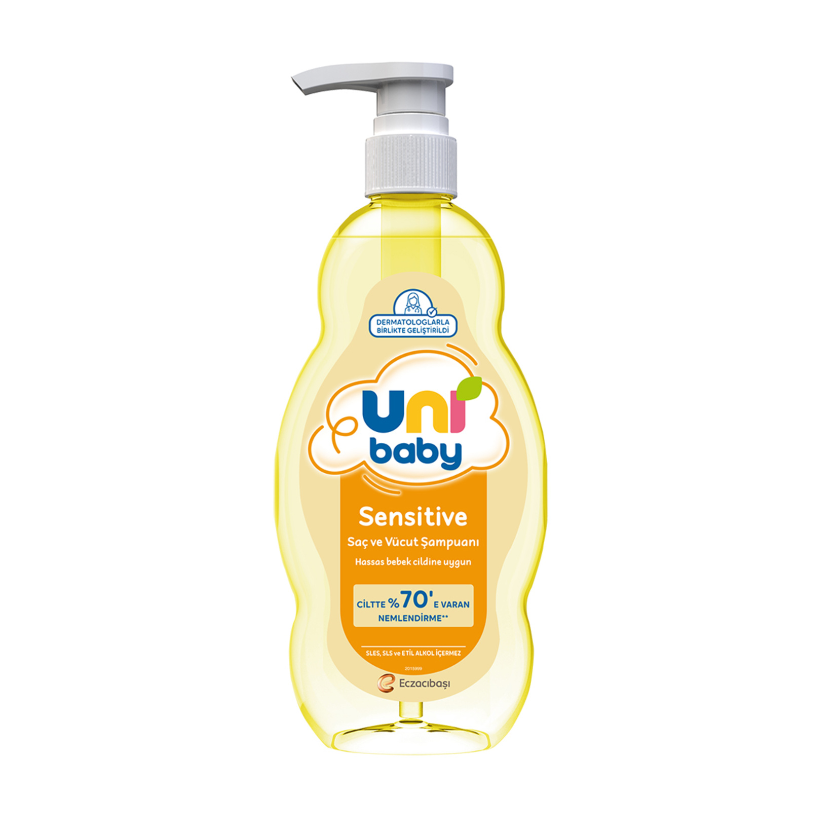 Uni Baby Sensitive Saç ve Vücut Şampuanı 700 Ml - Görsel 1