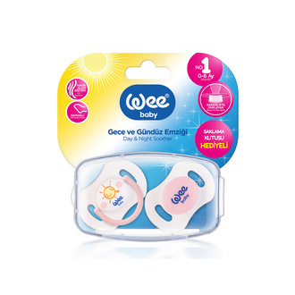 Wee Baby Gece Gündüz Emzik No:1 Pembe 2'li