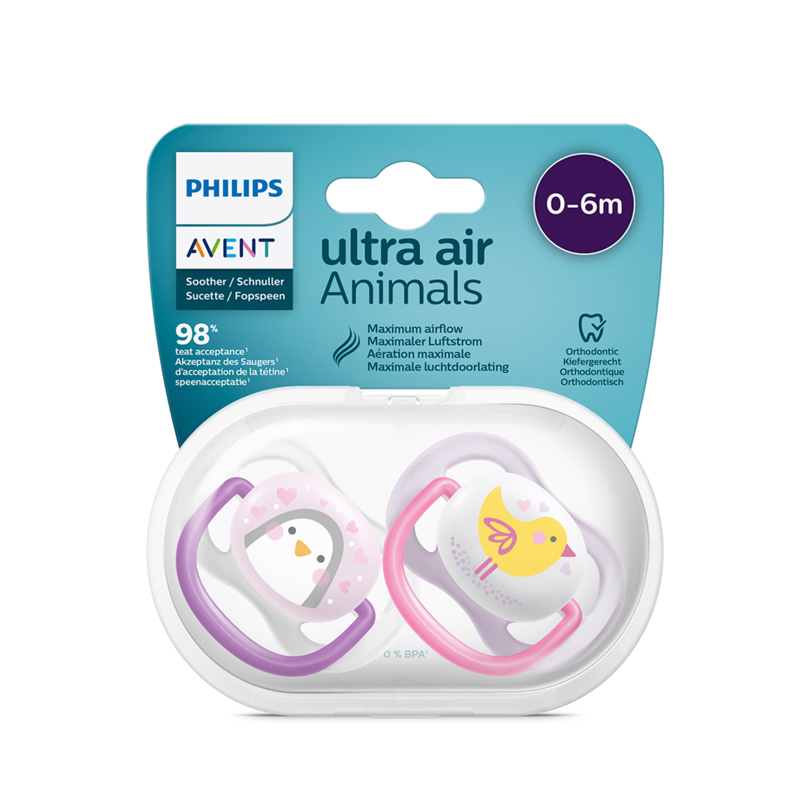Philips Avent Ultra Air Emzik 0-6 Ay Kız - Görsel 1