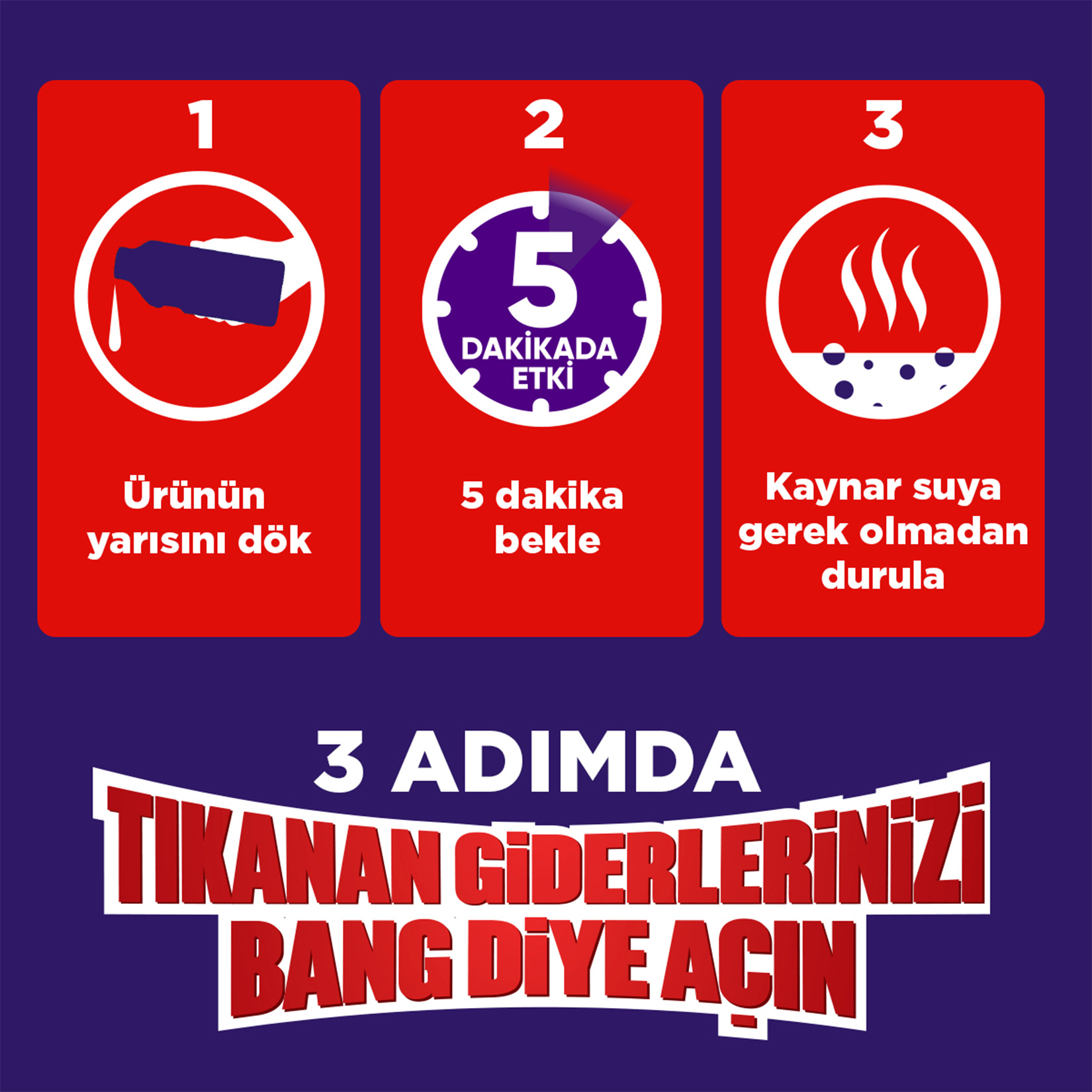 Cillit Bang Hijyenik Jel Lavabo Açıcı Duo 500 Ml - Görsel 7