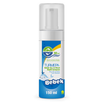 Turmepa Bebek Saç ve Vücut Köpük Şampuan 150 ml