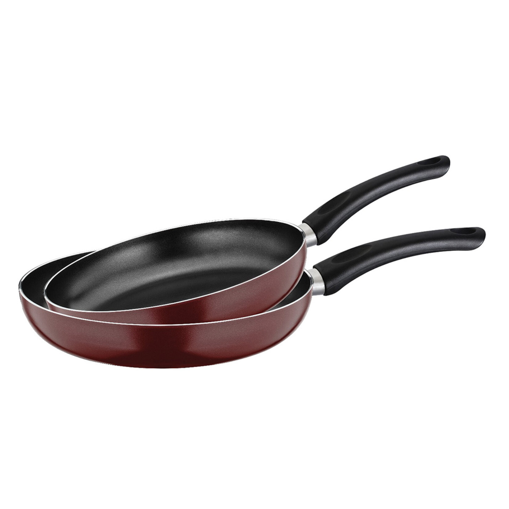 Papilla 2'li Sunday Tava Set Bordo 20-24 Cm