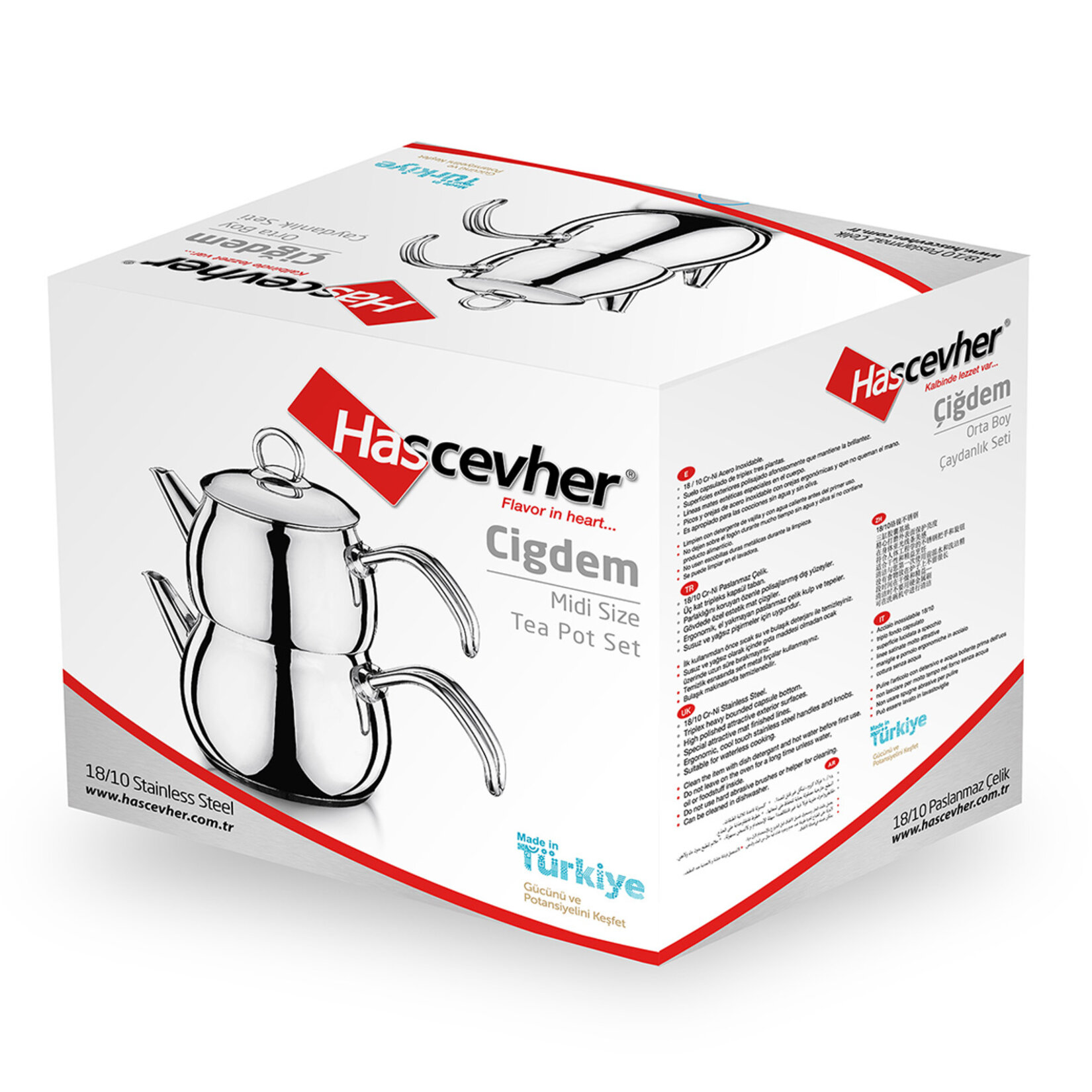 Hascevher Çiğdem Orta Çaydanlık - Görsel 2