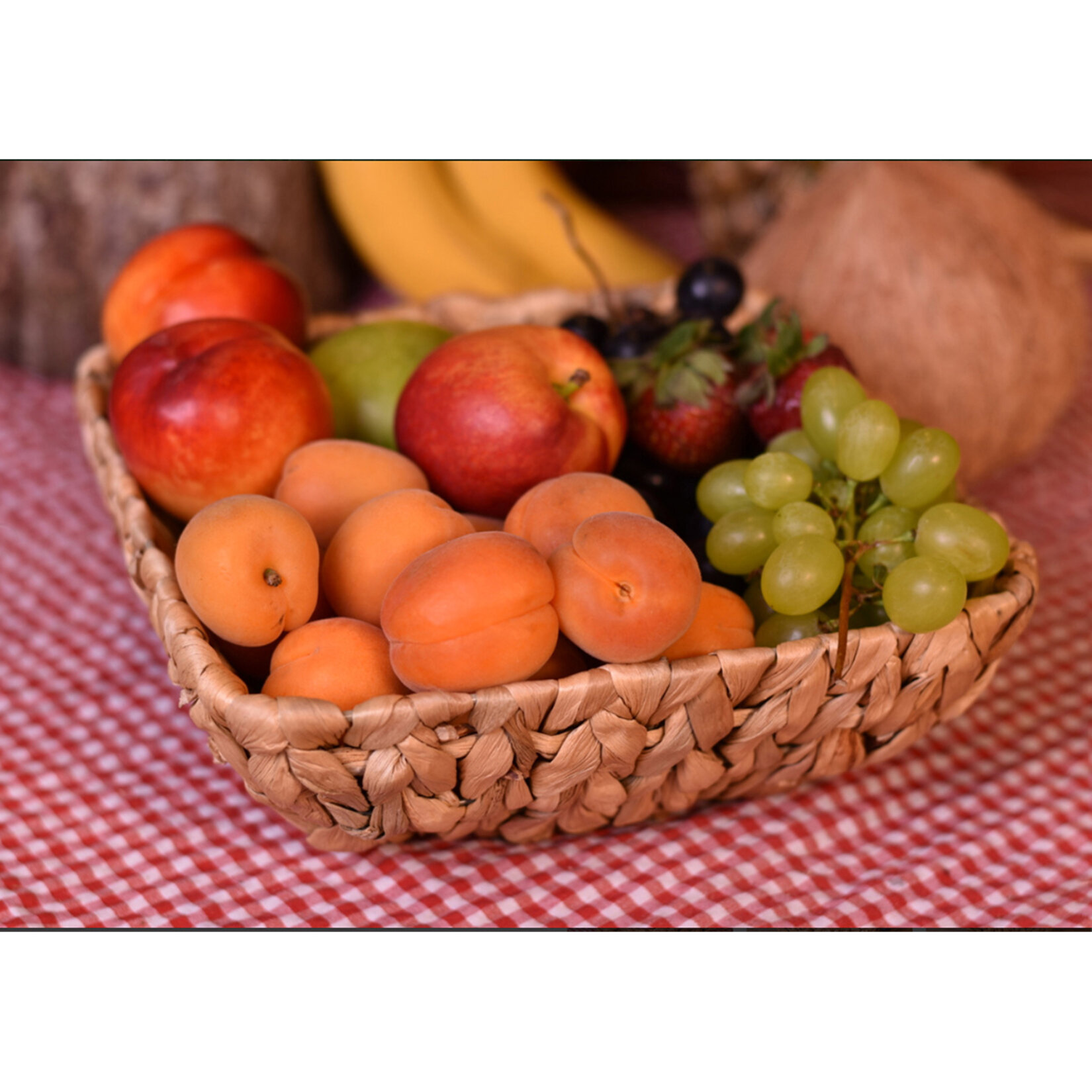 Bambum Mande Hasır Ekmek Sepeti - Görsel 4