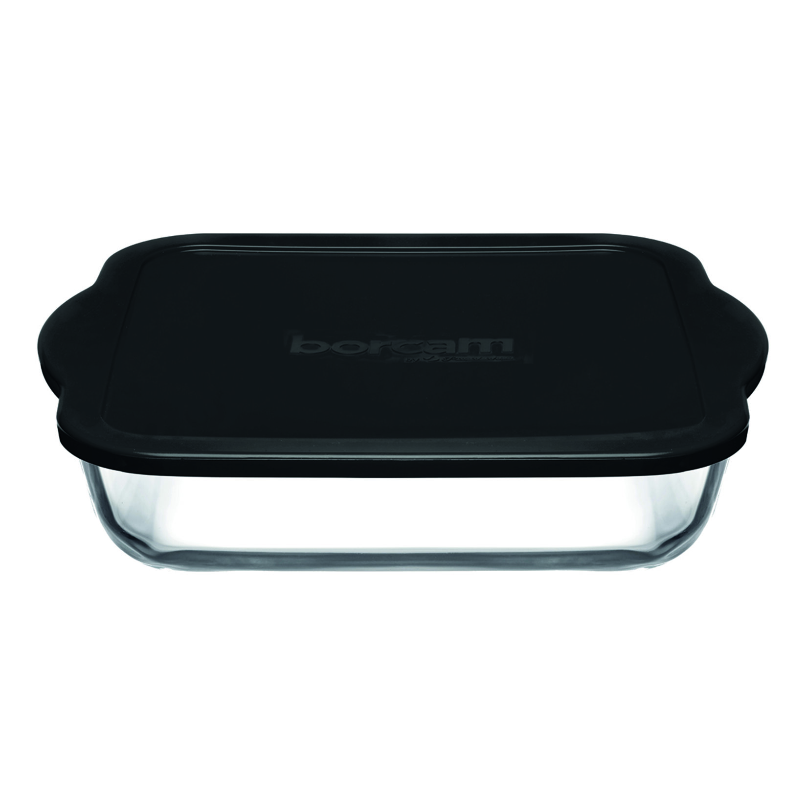 Paşabahçe Borcam Siyah Kapaklı Dikdörtgen Fırın Tepsisi 2000 Cc