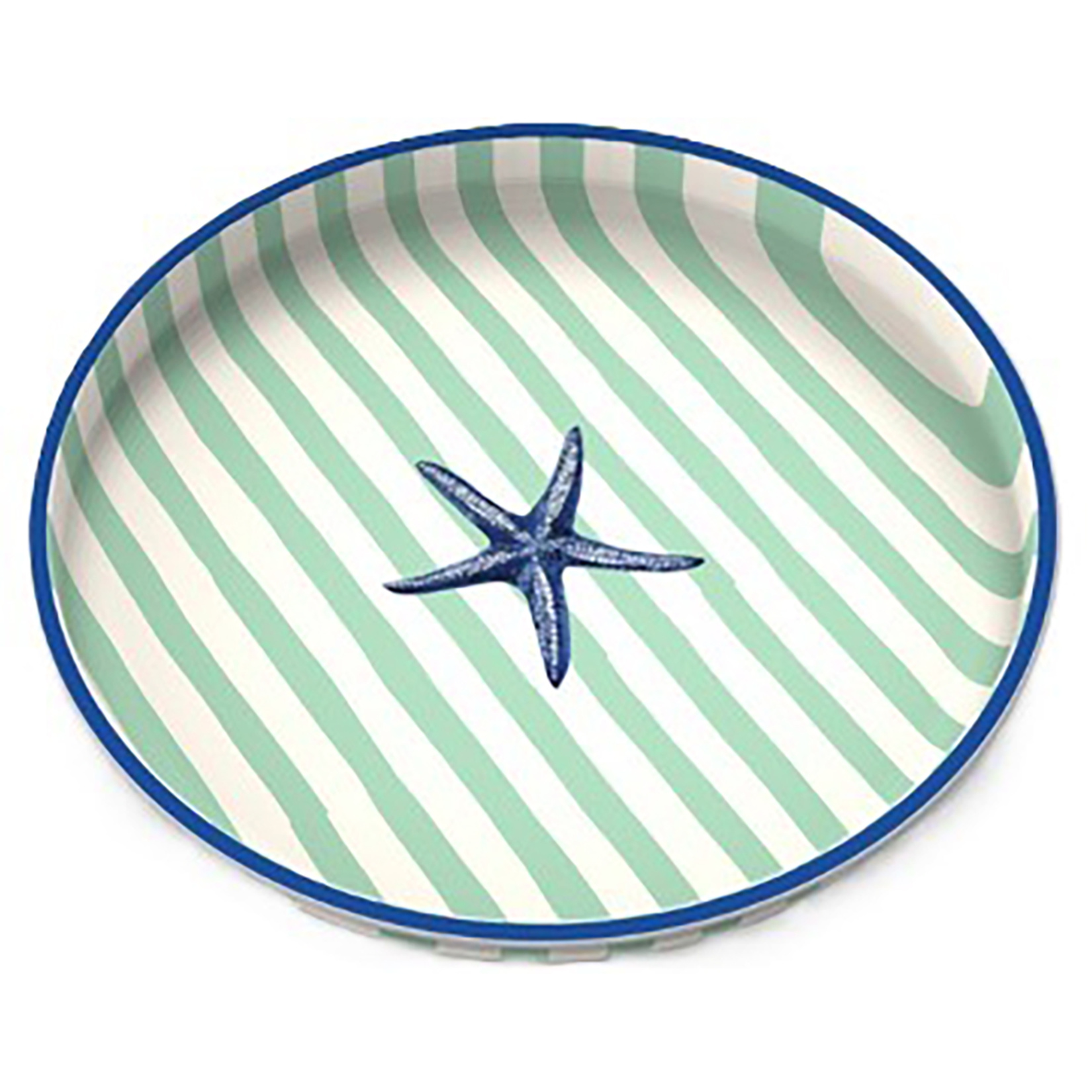 Sarkap Home Marine Temalı Derin Metal Tabak 23 Cm - Görsel 2