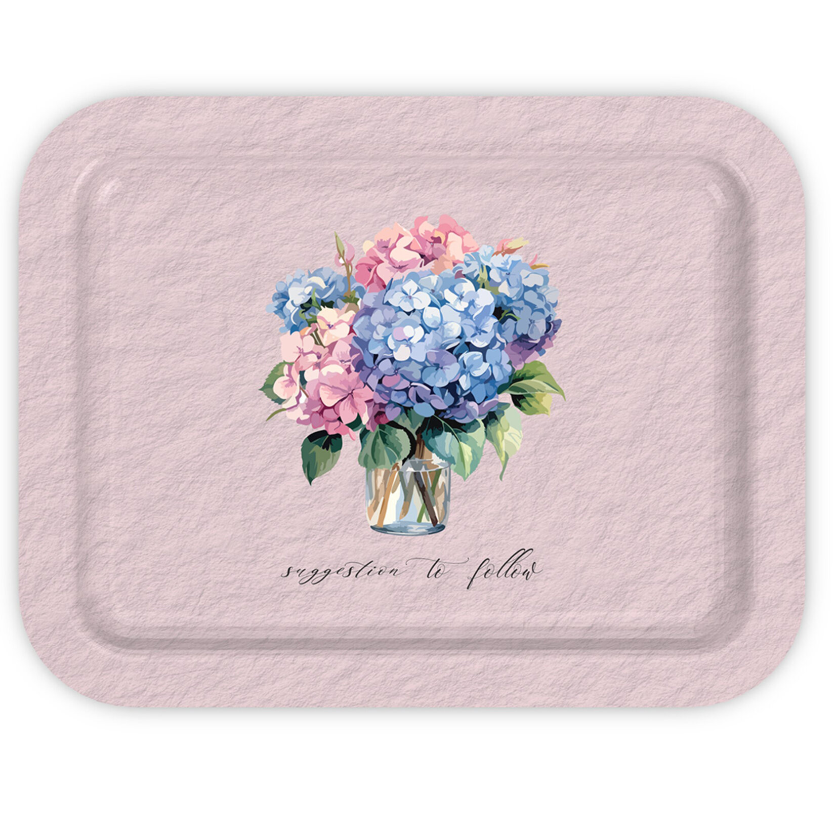 Sarkap Home Ortanca Metal Tepsi 25 x 35 Cm - Görsel 1