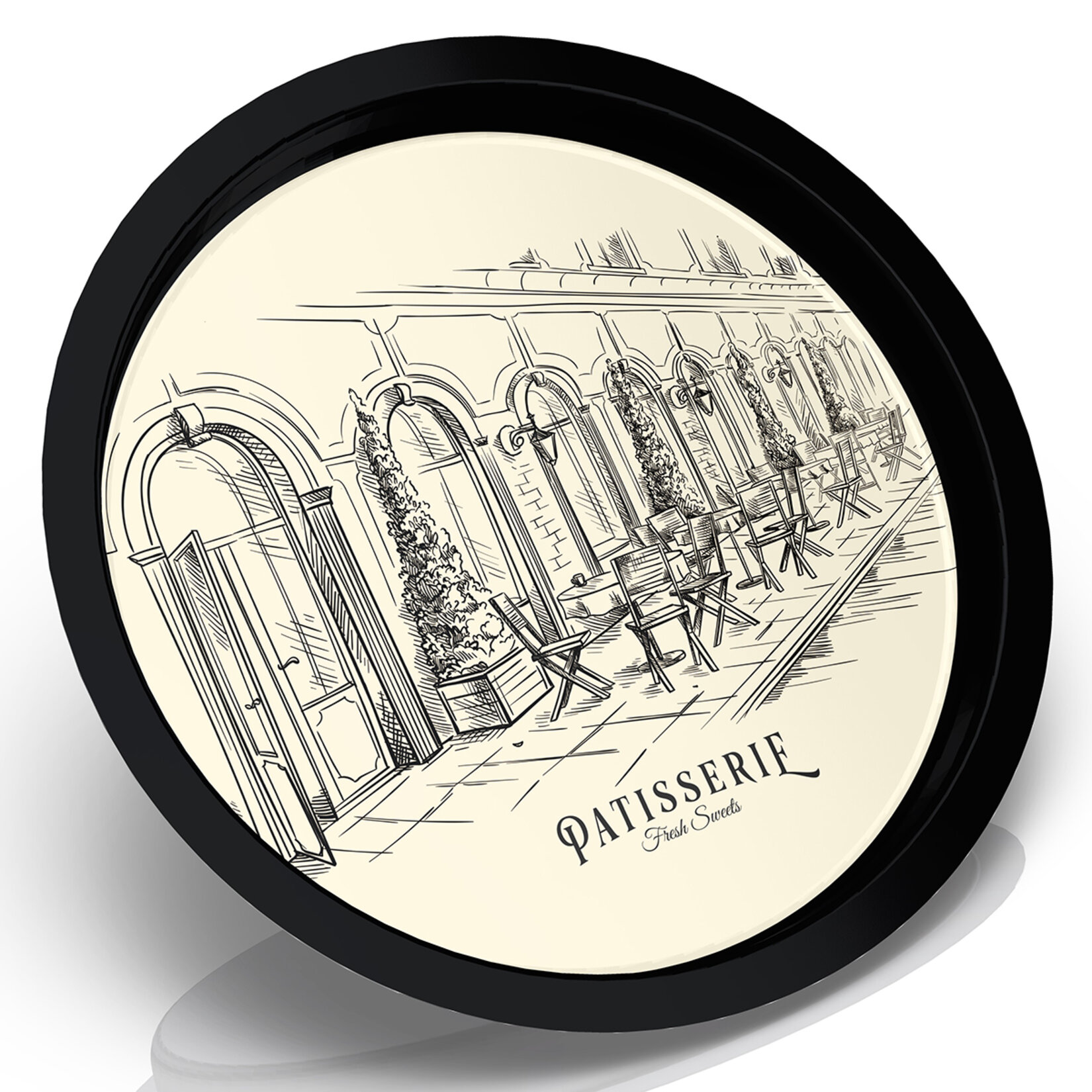 Sarkap Home Metal Tepsi 35 Cm - Görsel 4