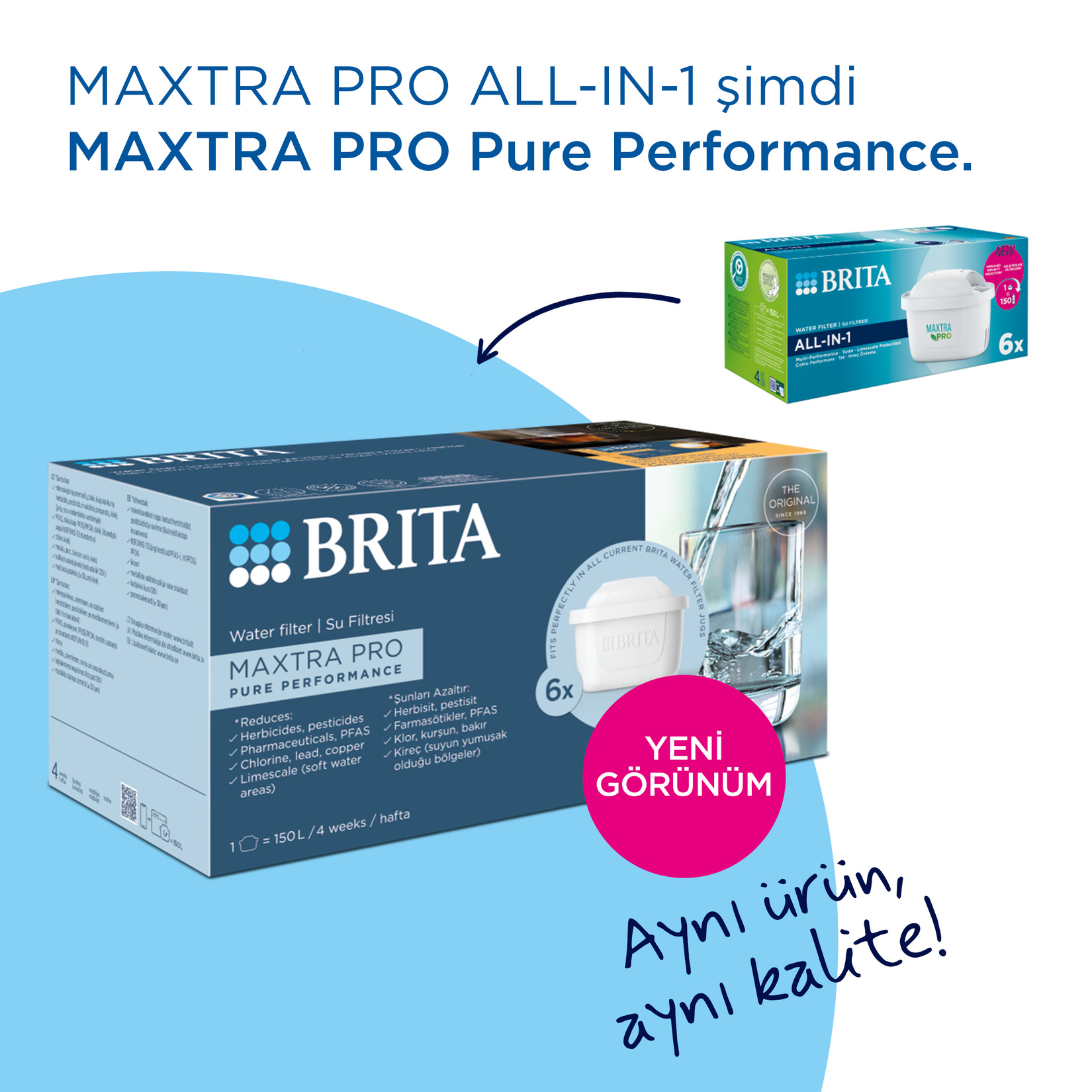 Brita Maxtra Pro Pure Performance Filtre 4'lü - Görsel 2
