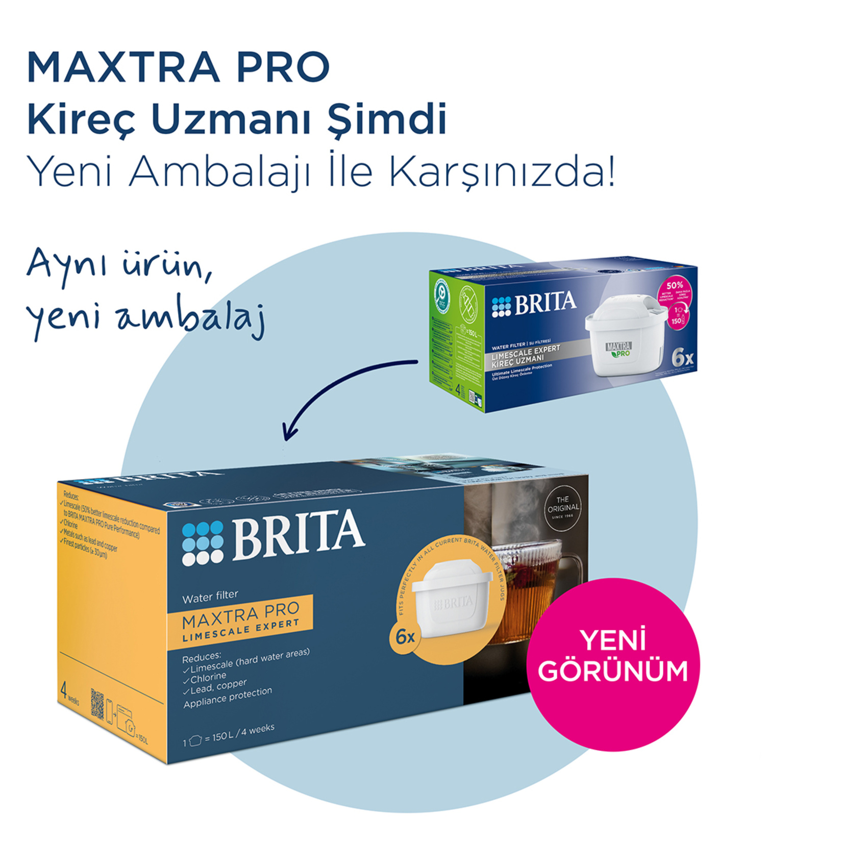 Brita Maxtra Pro Kireç Uzmanı Su Filtresi 3'lü - Görsel 2