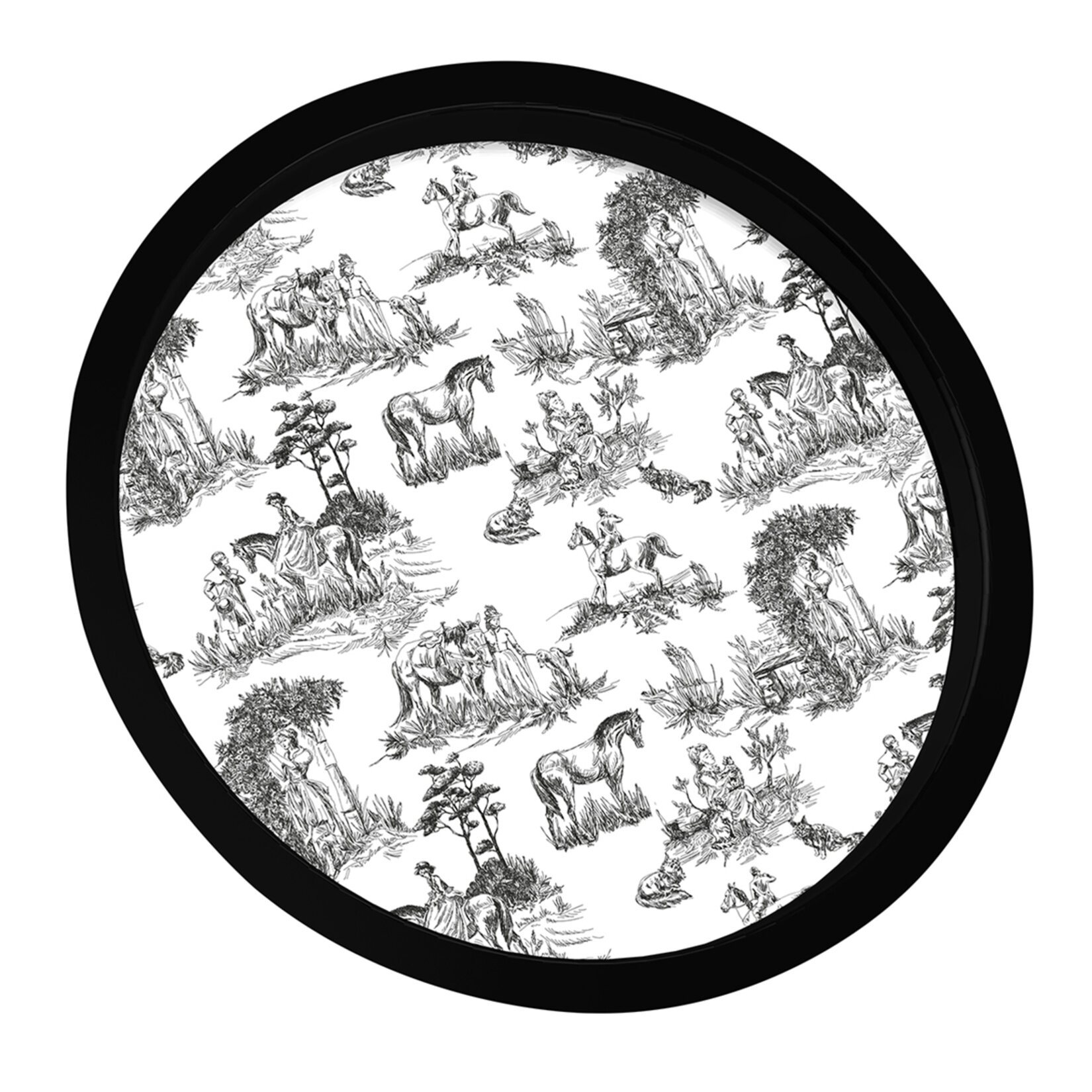 Sarkap Metal Tepsi 35 Cm - Görsel 1