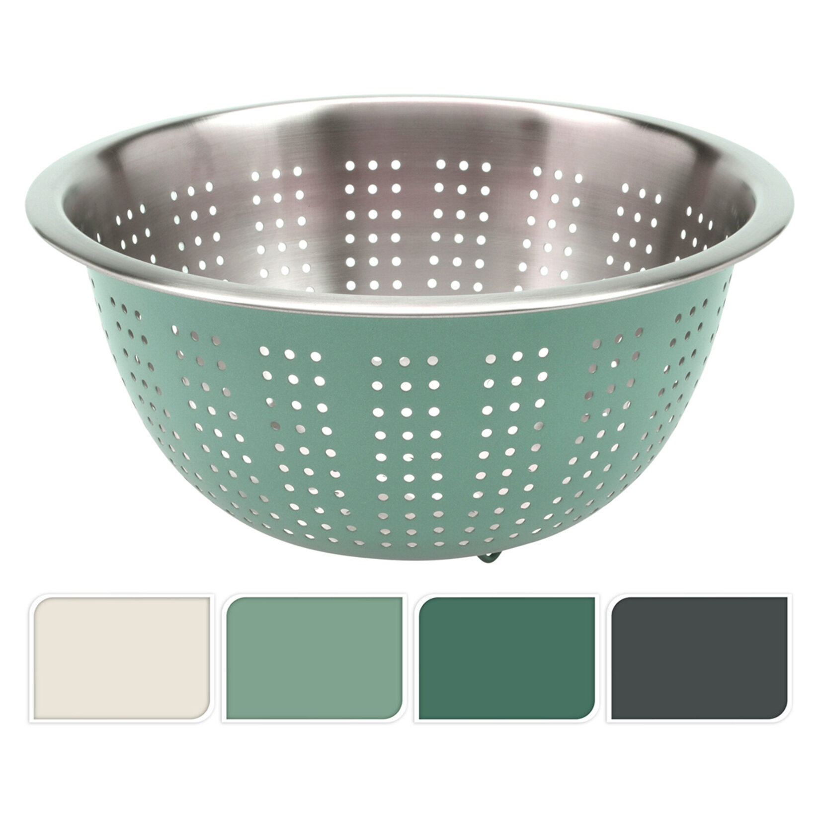 Koopman Renkli Metal Süzgeç 24 Cm