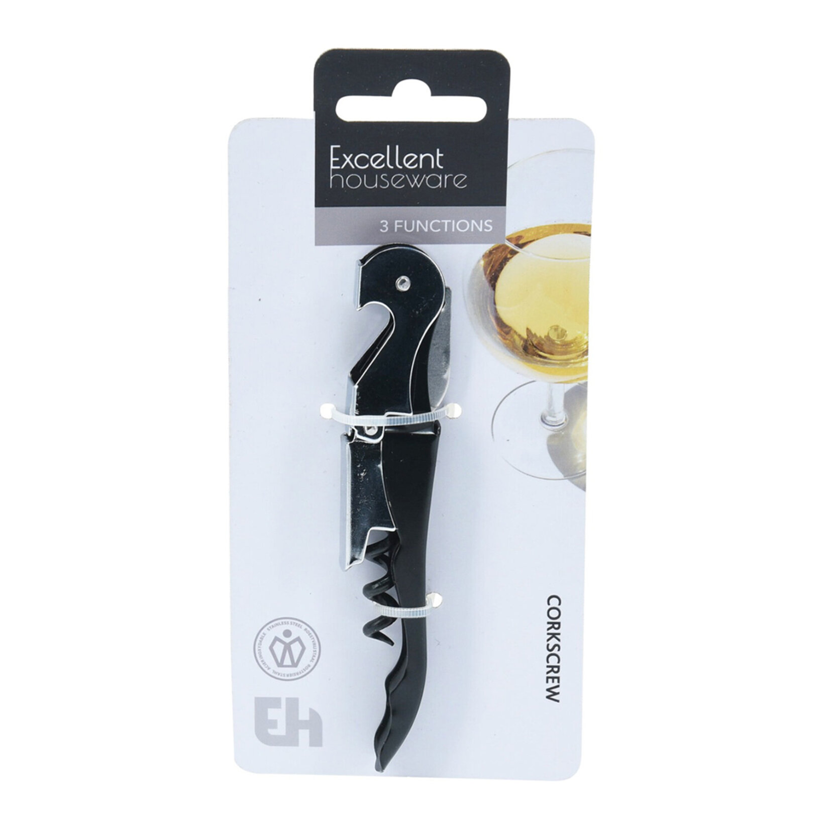 Koopman 3 Fonksiyonlu Metal Tirbuşon - Görsel 1