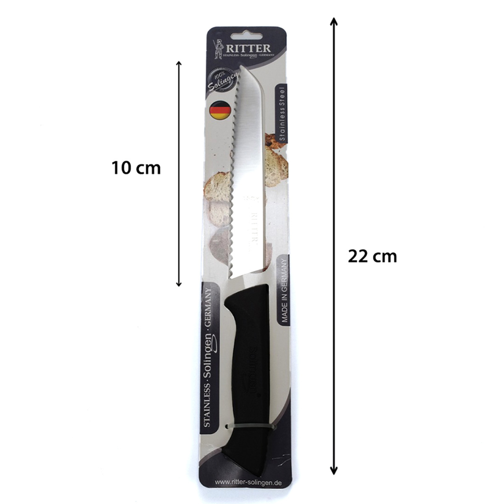 Solingen Tırtıklı Ekmek Bıçağı - Görsel 2