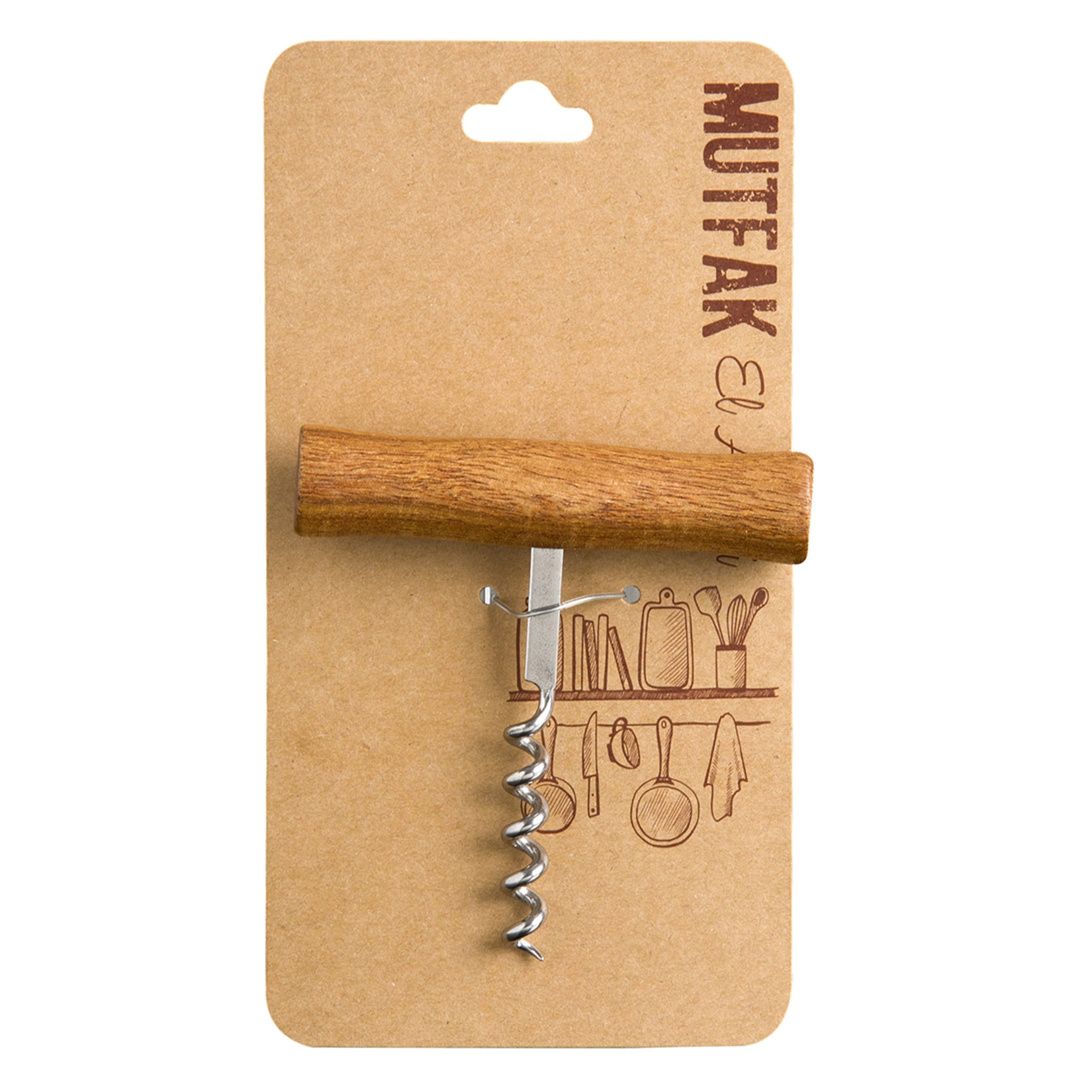 Touch Me Ahşap Saplı Tirbuşon(e17-kt117037) - Görsel 1