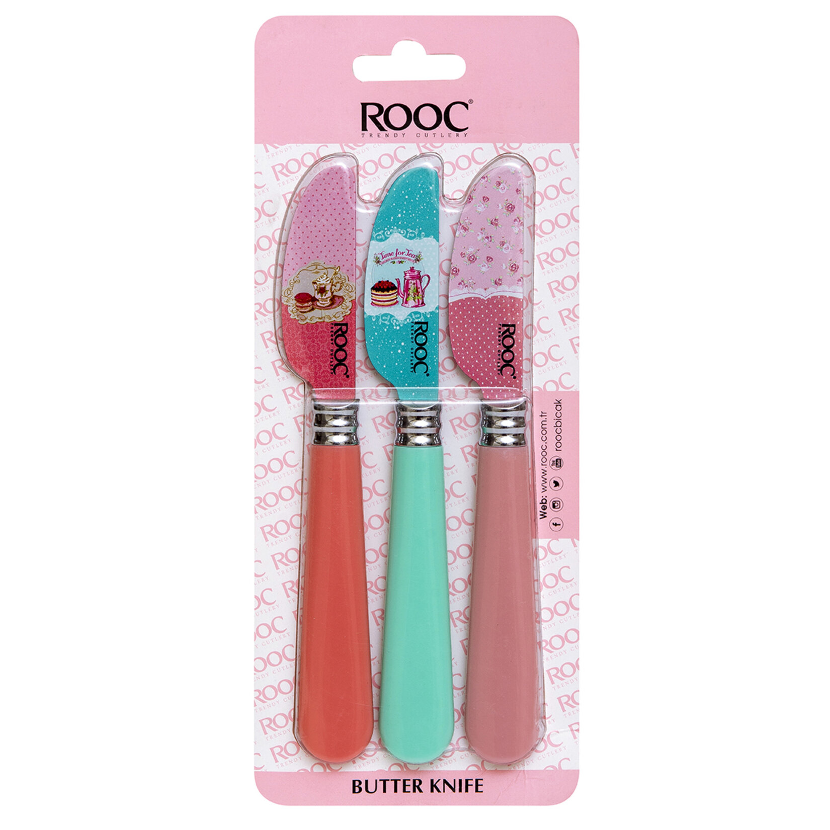 Rooc Tereyağı Bıçağı TB-01 3'lü - Görsel 1