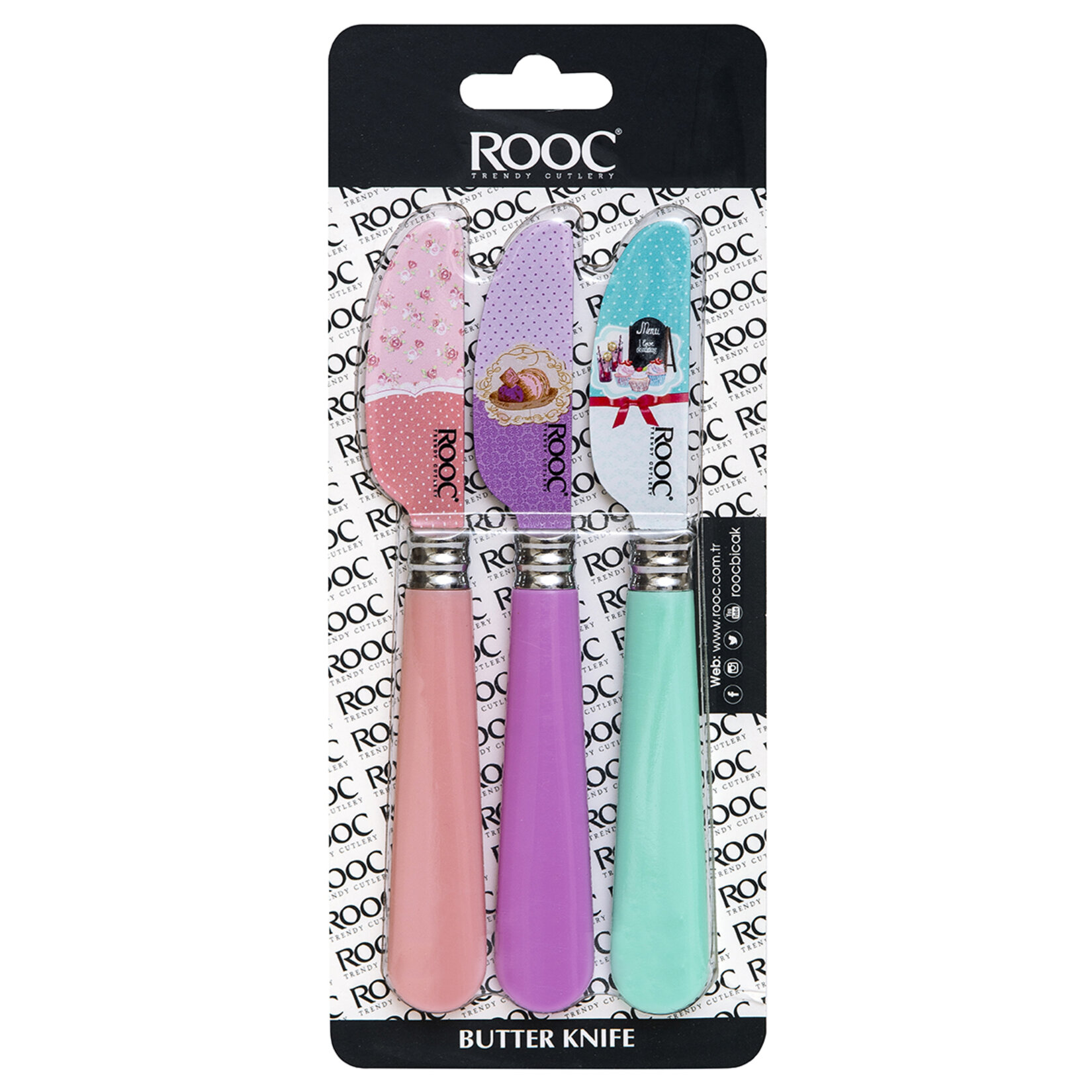 Rooc Tereyağı Bıçağı TB-01 3'lü - Görsel 2