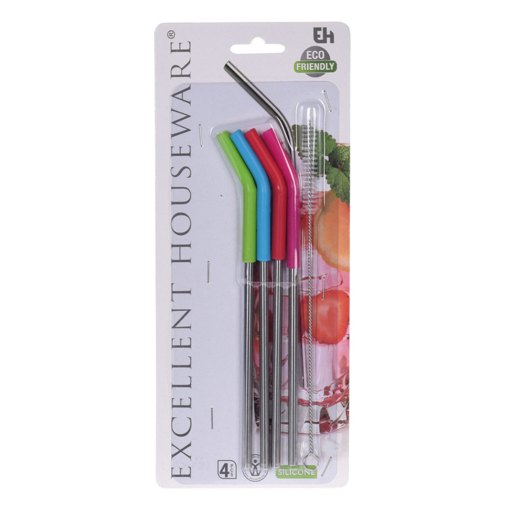 Excellent Houseware Paslanmaz Çelik Silikon Uçlu Pipet Set - Görsel 2