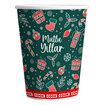 Cook Kağıt Bardak 7 Oz Yılbaşı Desenli 10'lu 180 ml - Görsel 2