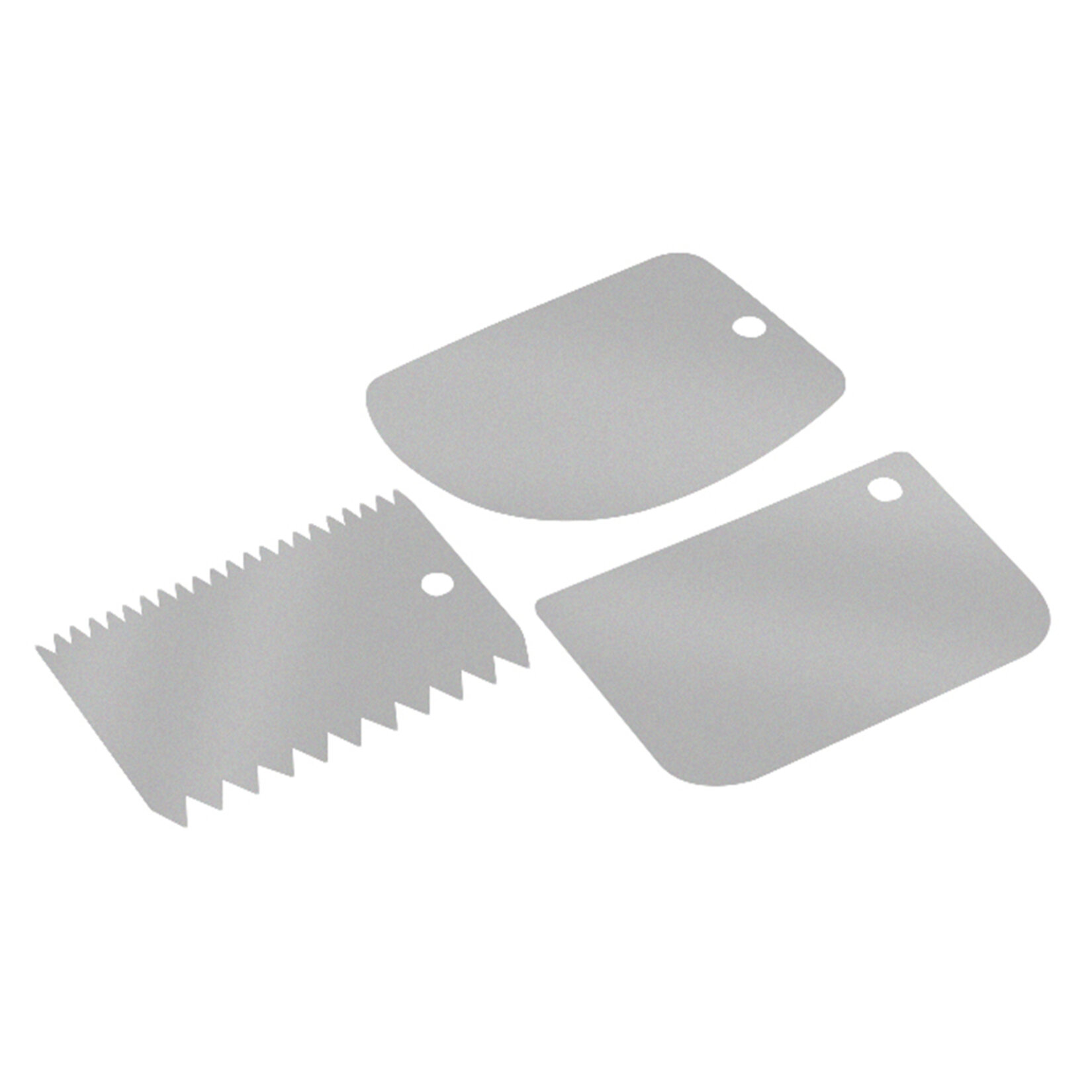 Viamart Hamur Kazıyıcı Kesici Şekillendirici Spatula 3'lü - Görsel 1