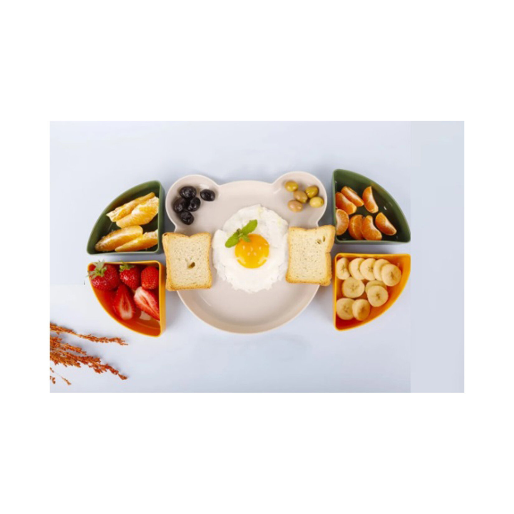 Antonio 4 Bölmeli Çocuk Yemek Tabağı - Görsel 1