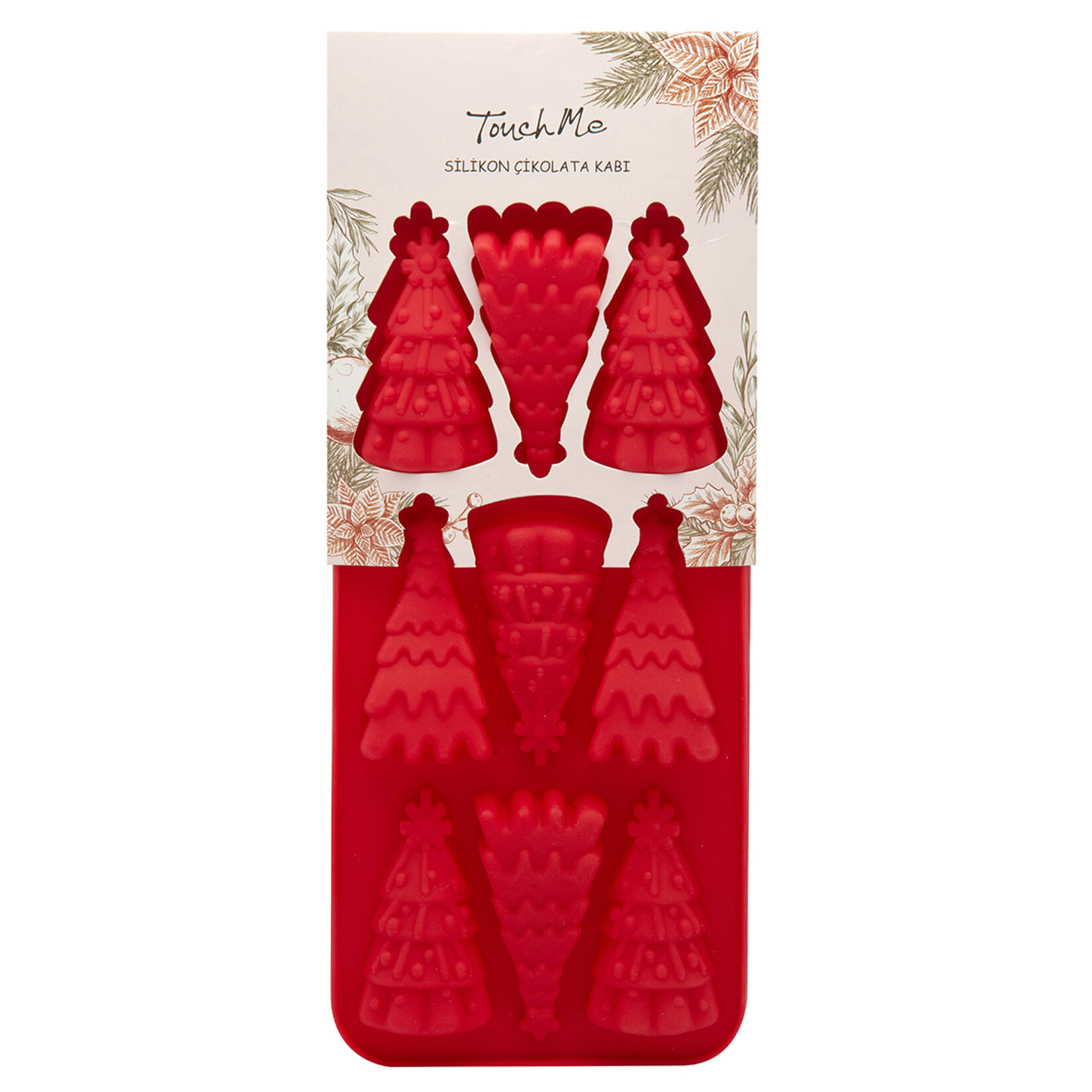 Touch Me Silikon Çikolata Kalıbı Yılbaşı - Görsel 1