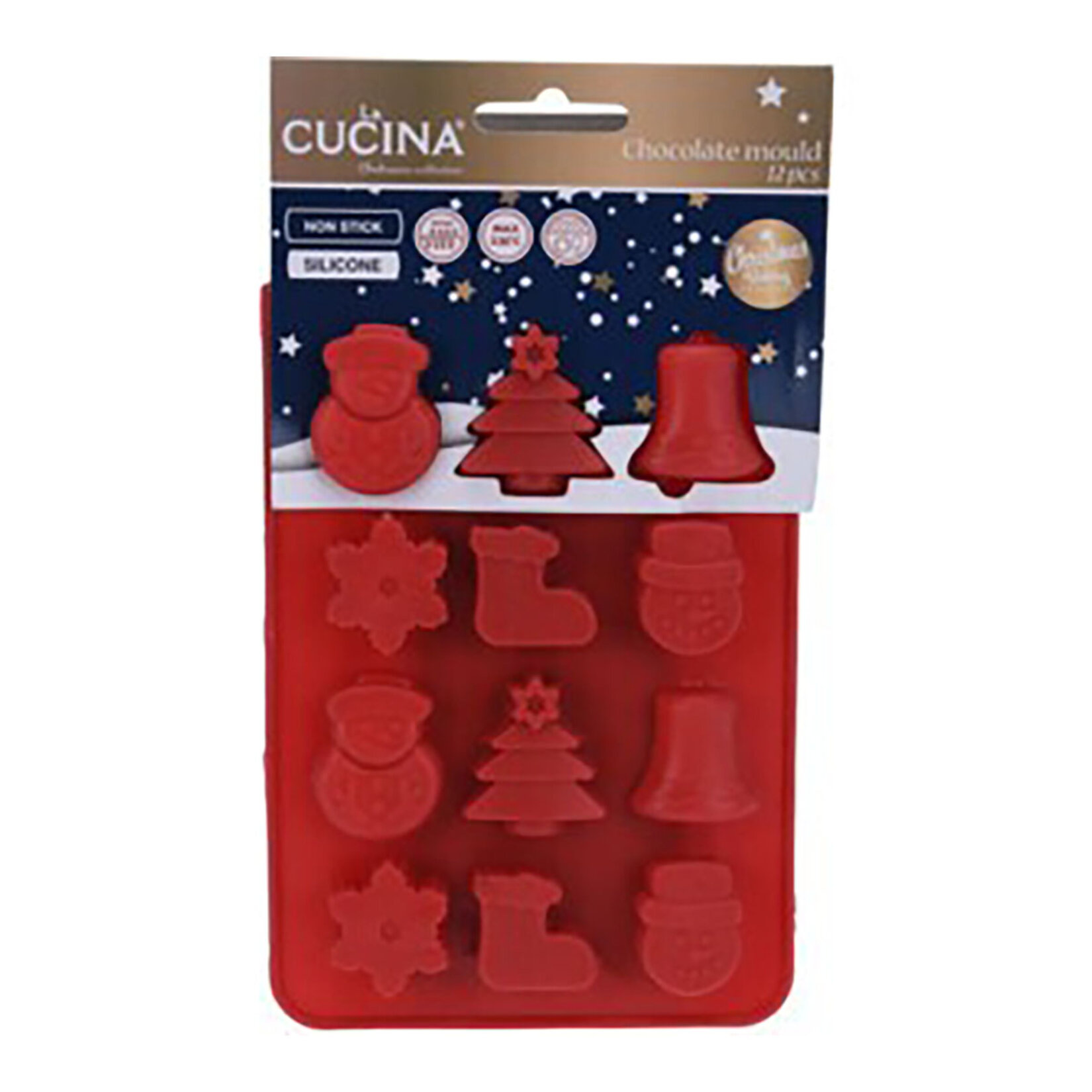 Koopman Silikon Çikolata & Buz Kalıbı 12'li