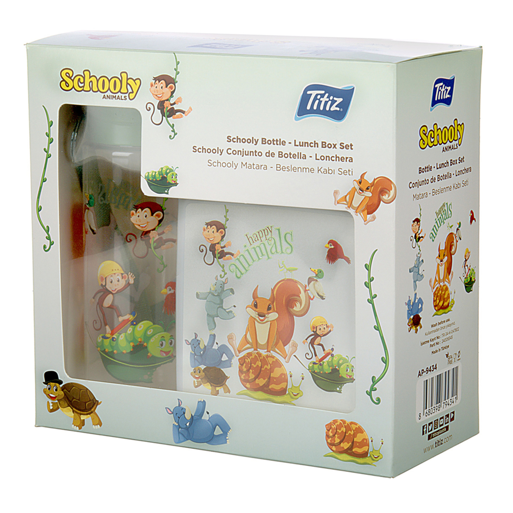 Titiz Schooly Matara Beslenme Kabı Set 500 Ml - Görsel 2
