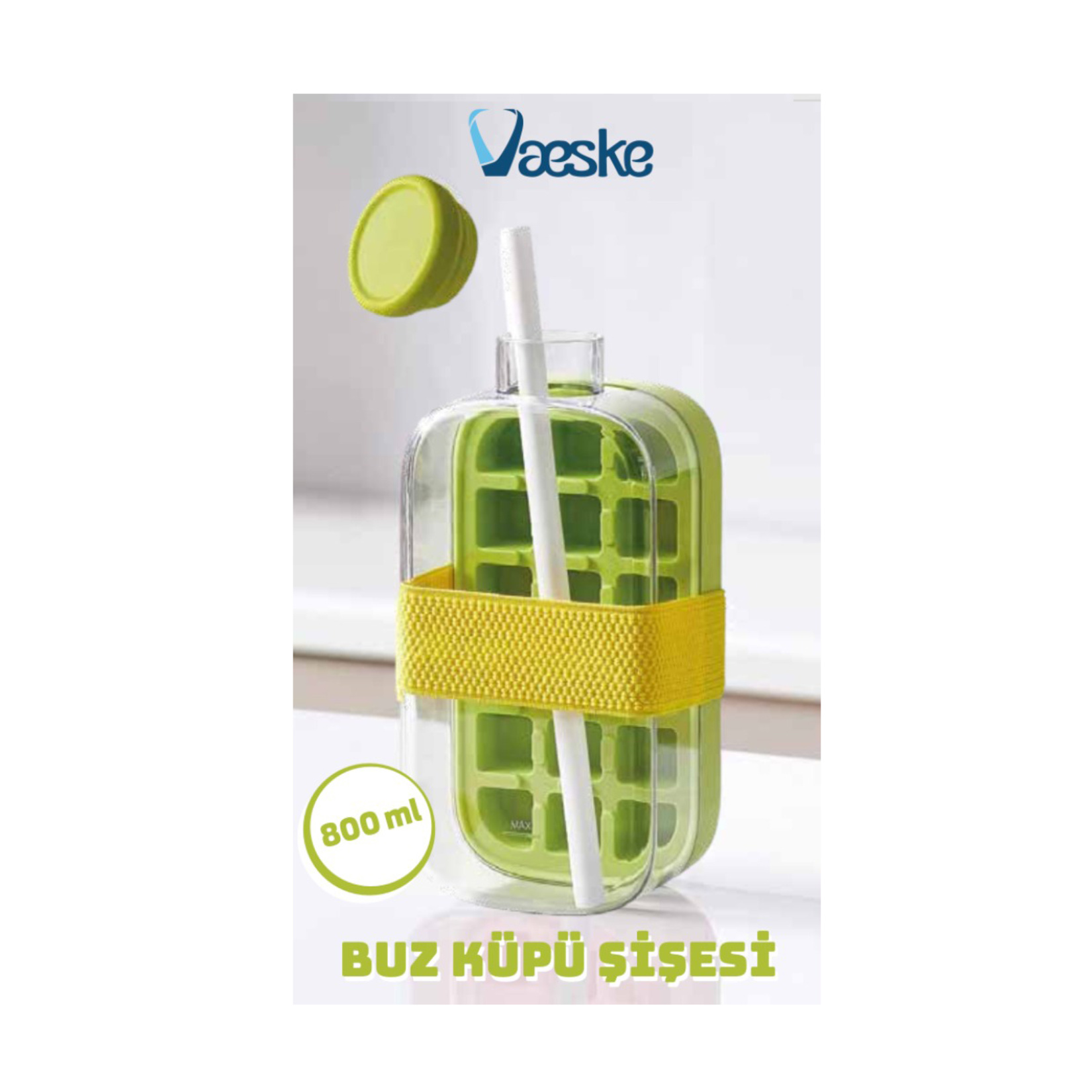 Vaeske Pipetli Buz Küpü Şişesi VS-01 800 Ml