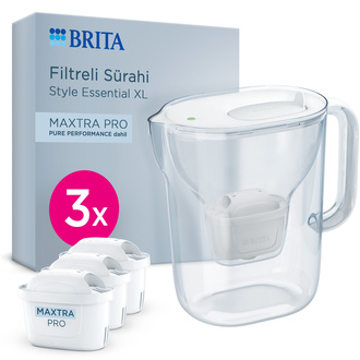Brita Style Essential XL 3 Filtreli Sürahi Beyaz