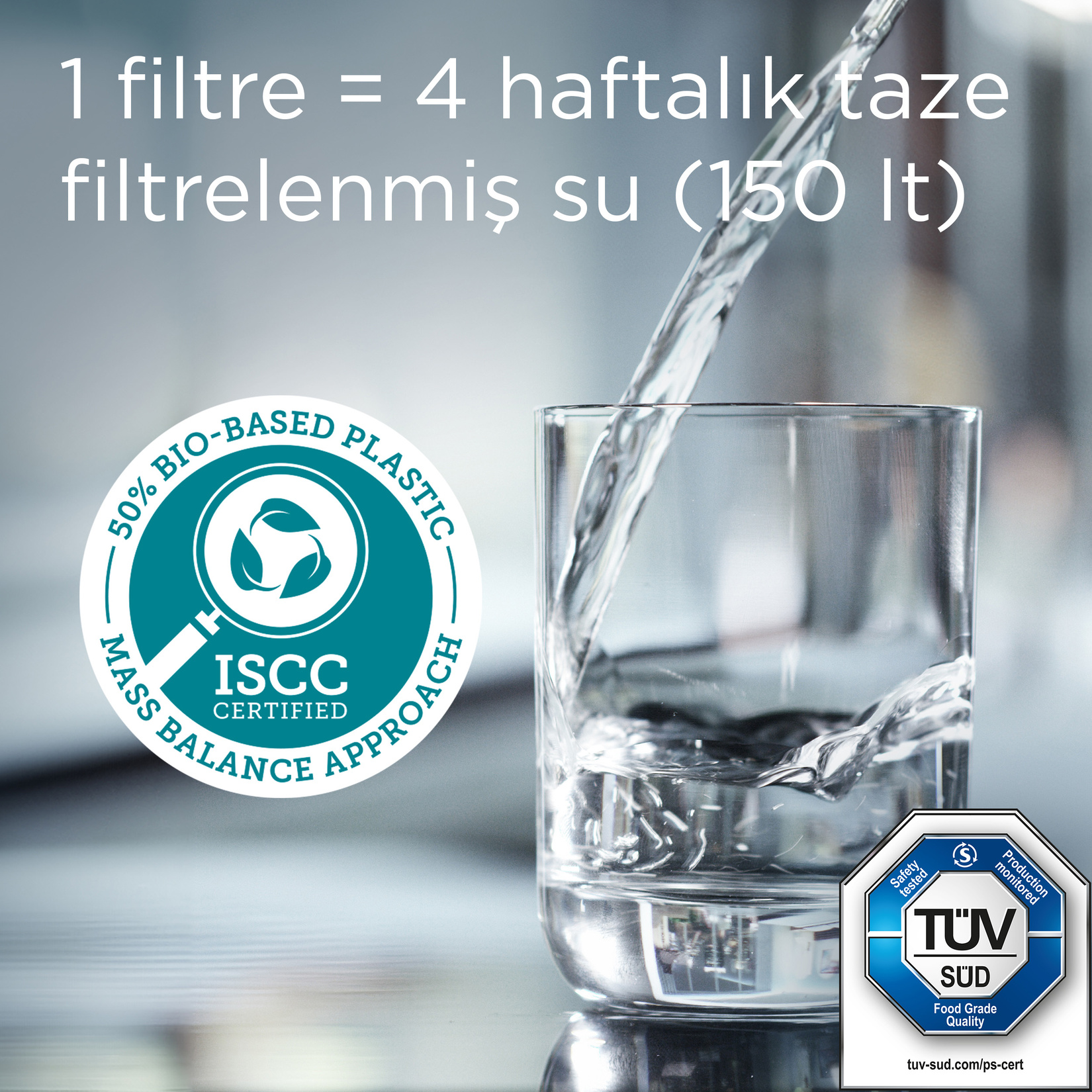 Brita Style Essential XL 3 Filtreli Sürahi Beyaz - Görsel 7