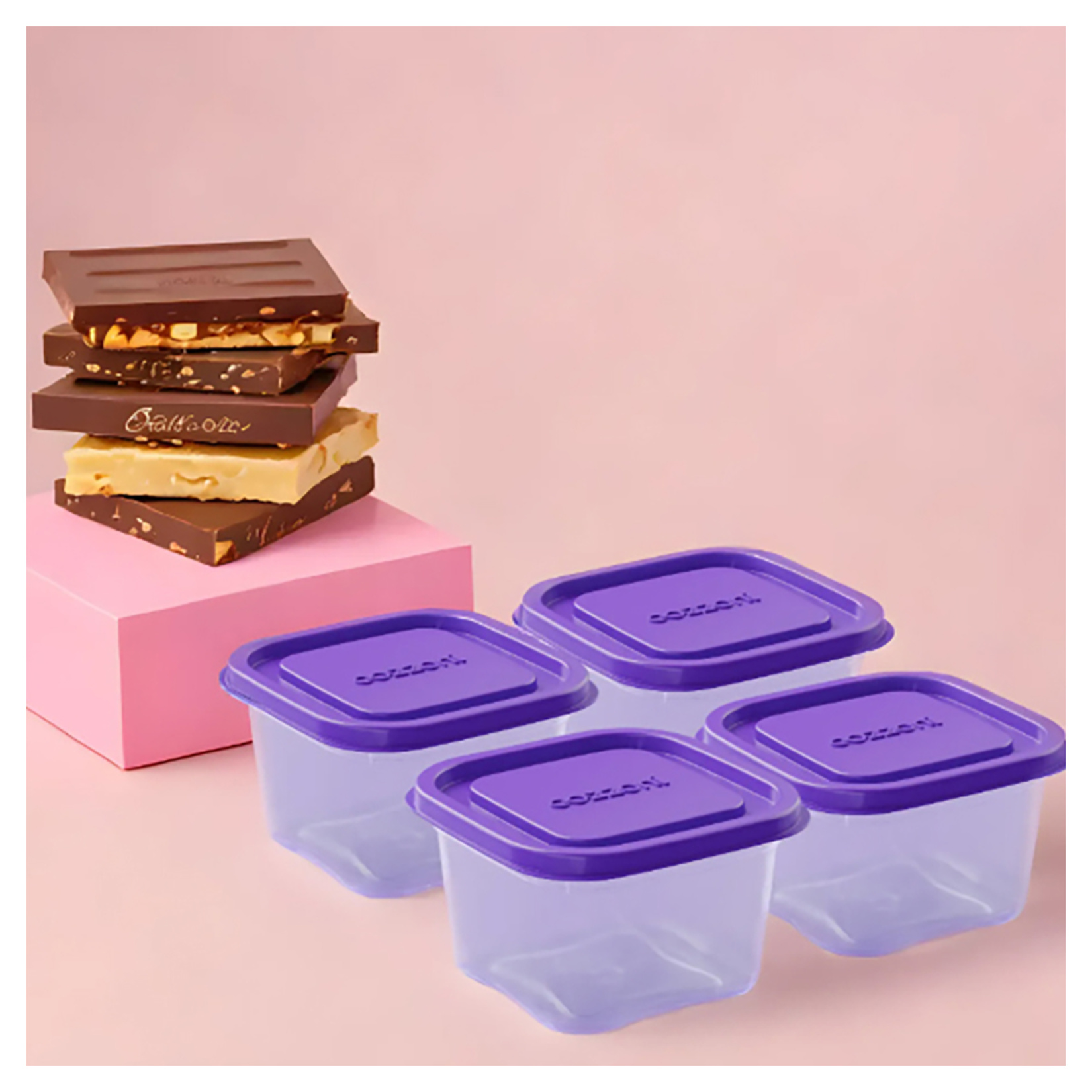 Cozzoni Square Gıda Saklama Kabı 2 x 885 Ml