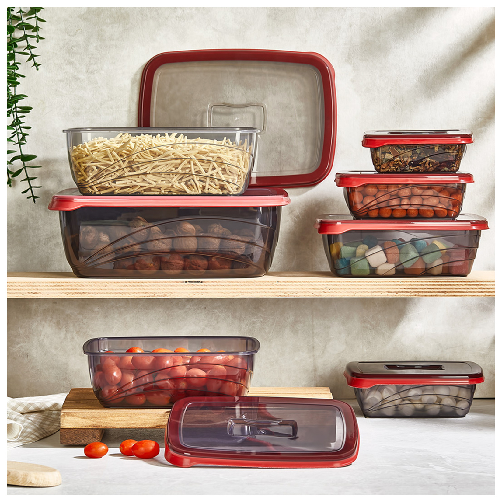 Qlux Ideas Saklama Kabı Set L-00686 - Görsel 2