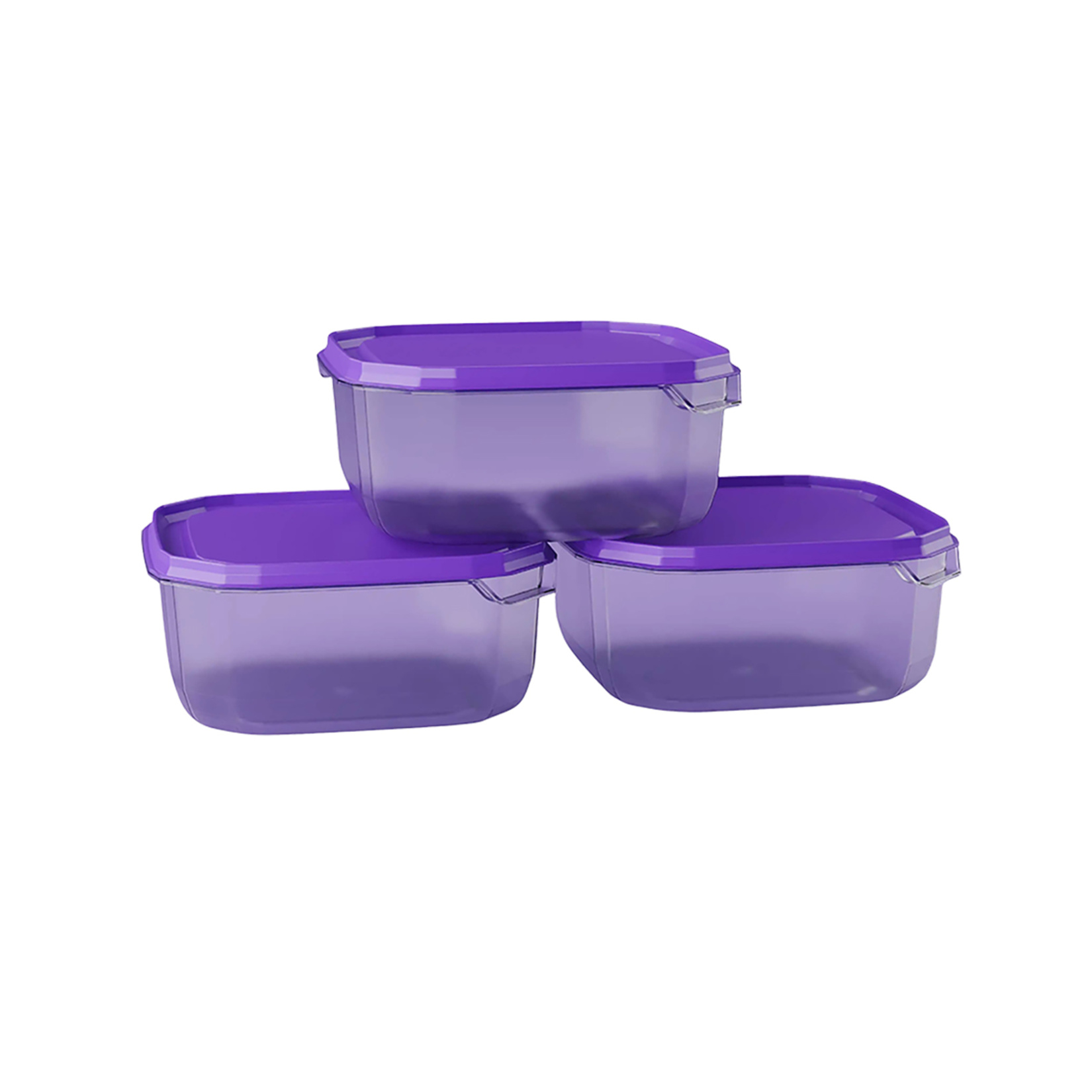 Cozzoni Tera Kare Saklama Kabı 3'lü 795 Ml