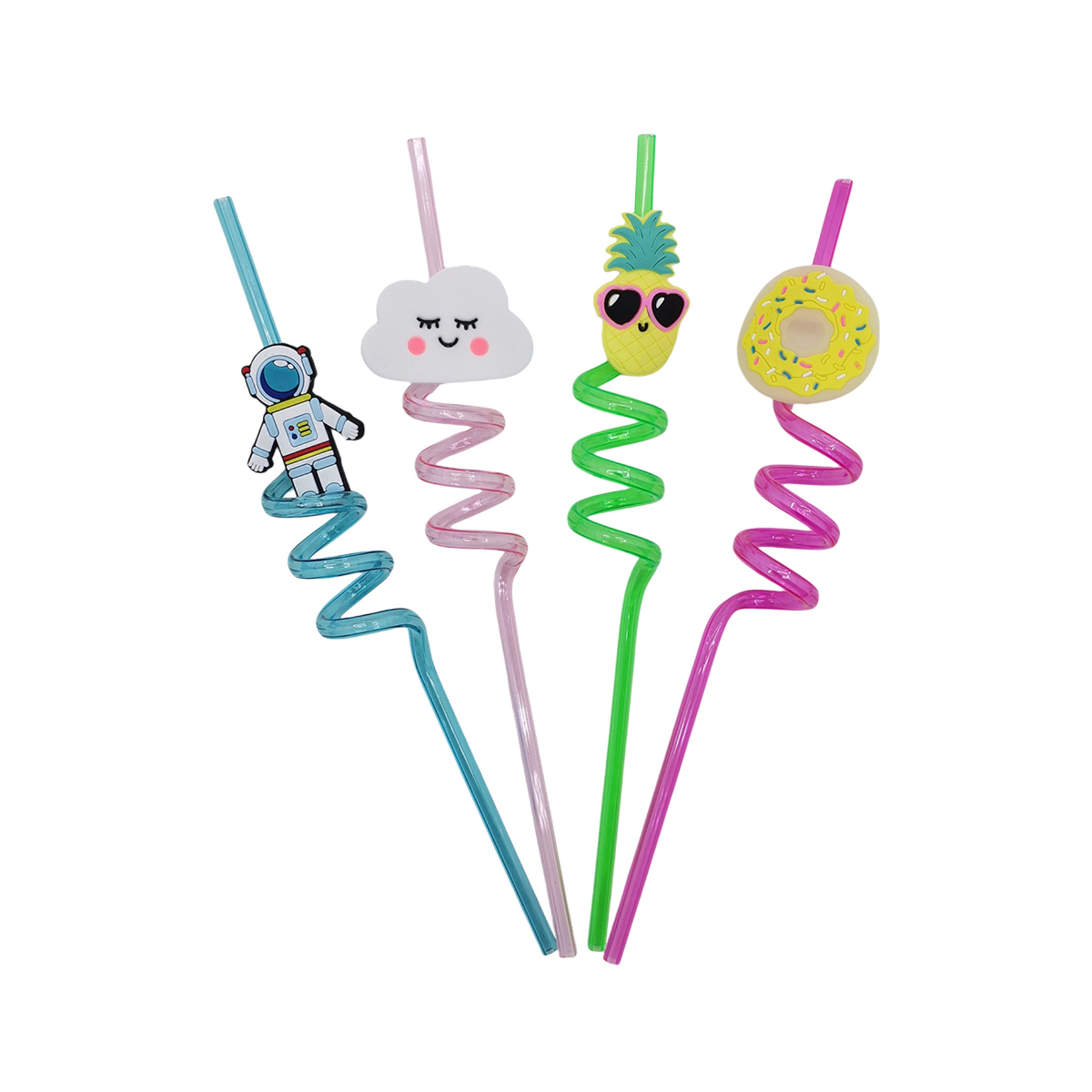 Leva House Figürlü Pipet 4'lü