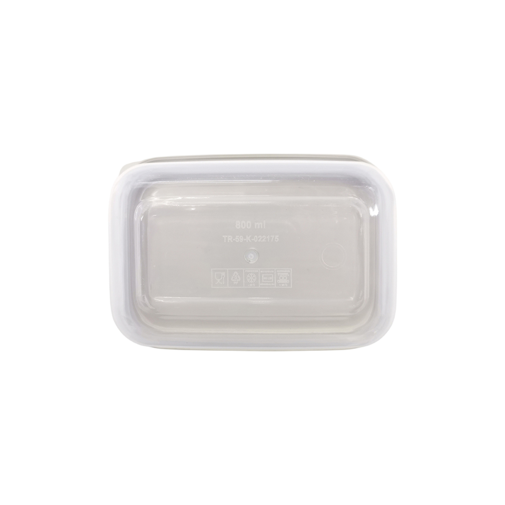 Evmoni Dikdörtgen Saklama Kabı 800 Ml - Görsel 2