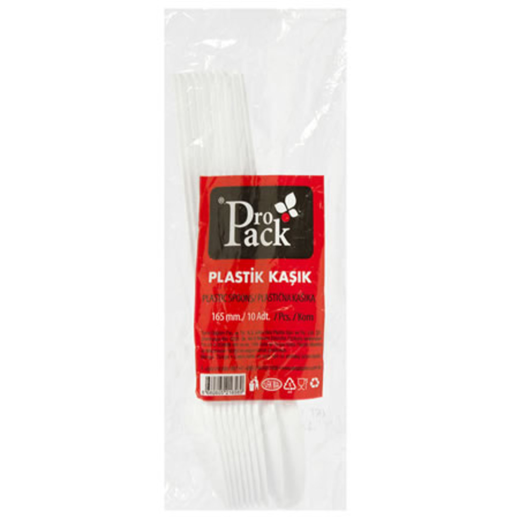Propack Eco Plastik Kaşık 10'lu (T1658)