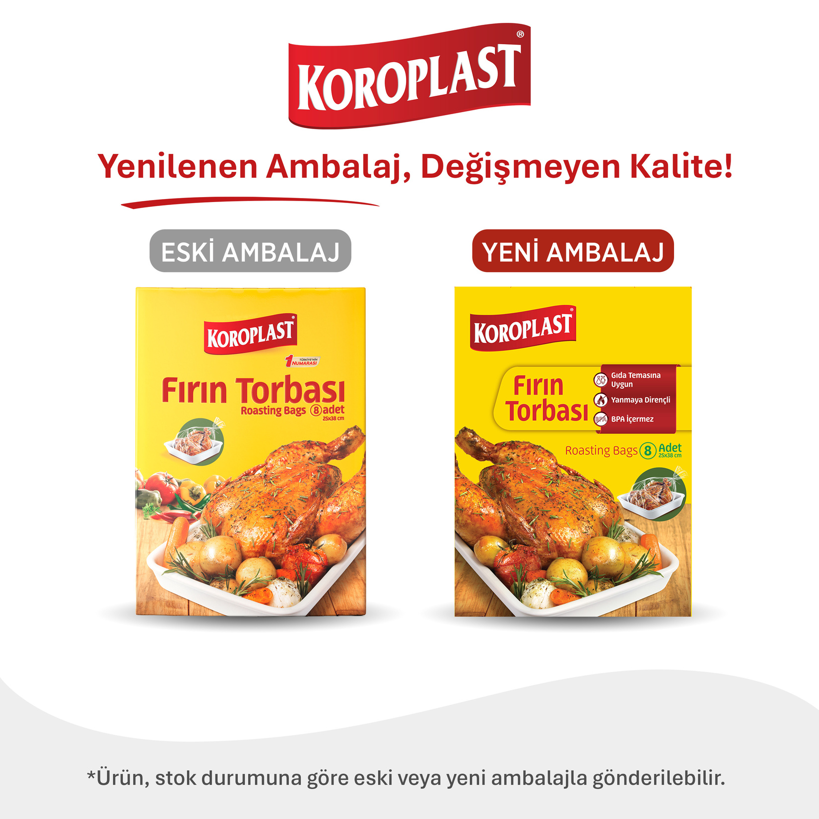 Koroplast Fırın Torbası 8'li - Görsel 2