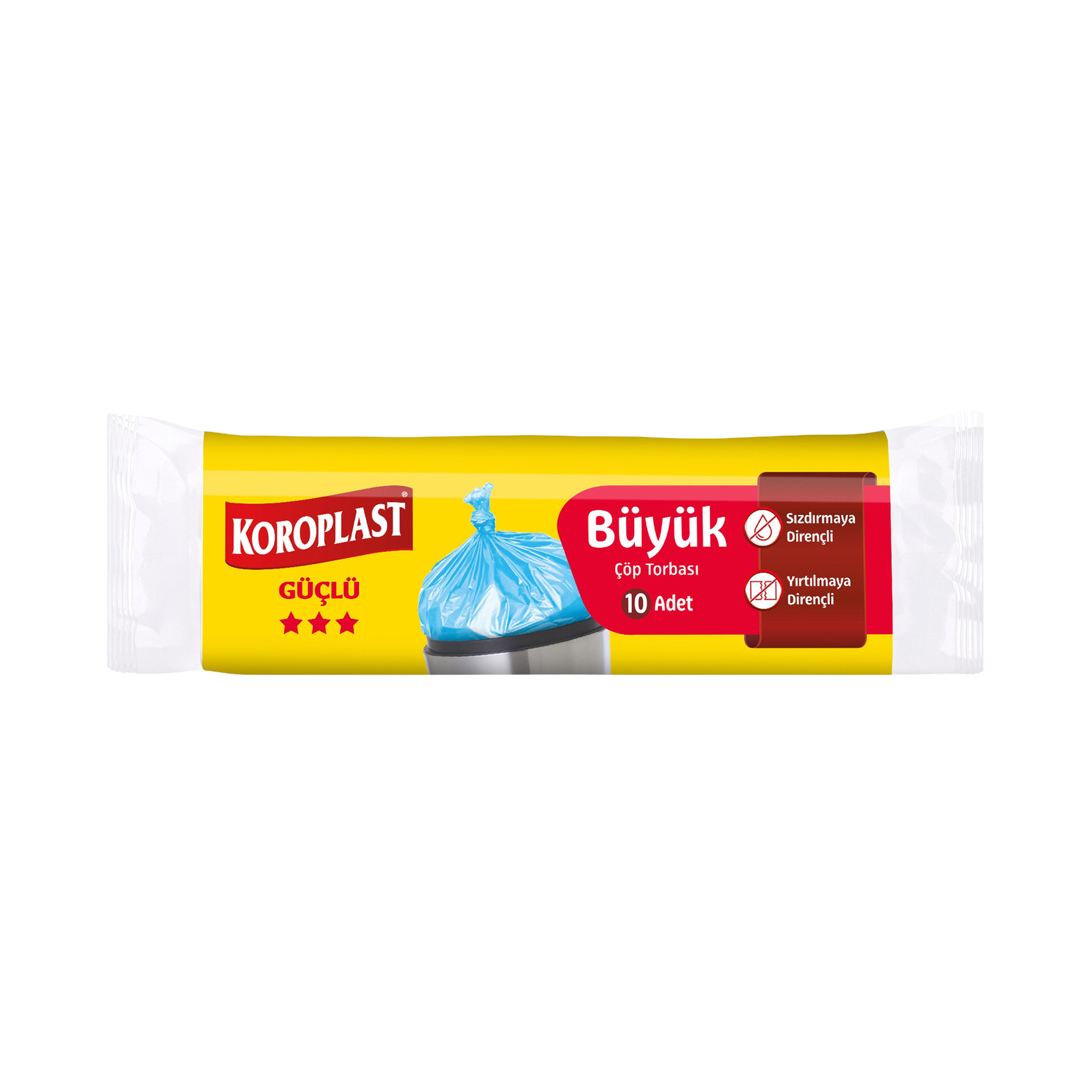 Koroplast Büyük Boy Çöp Torbası 10'lu - Görsel 1