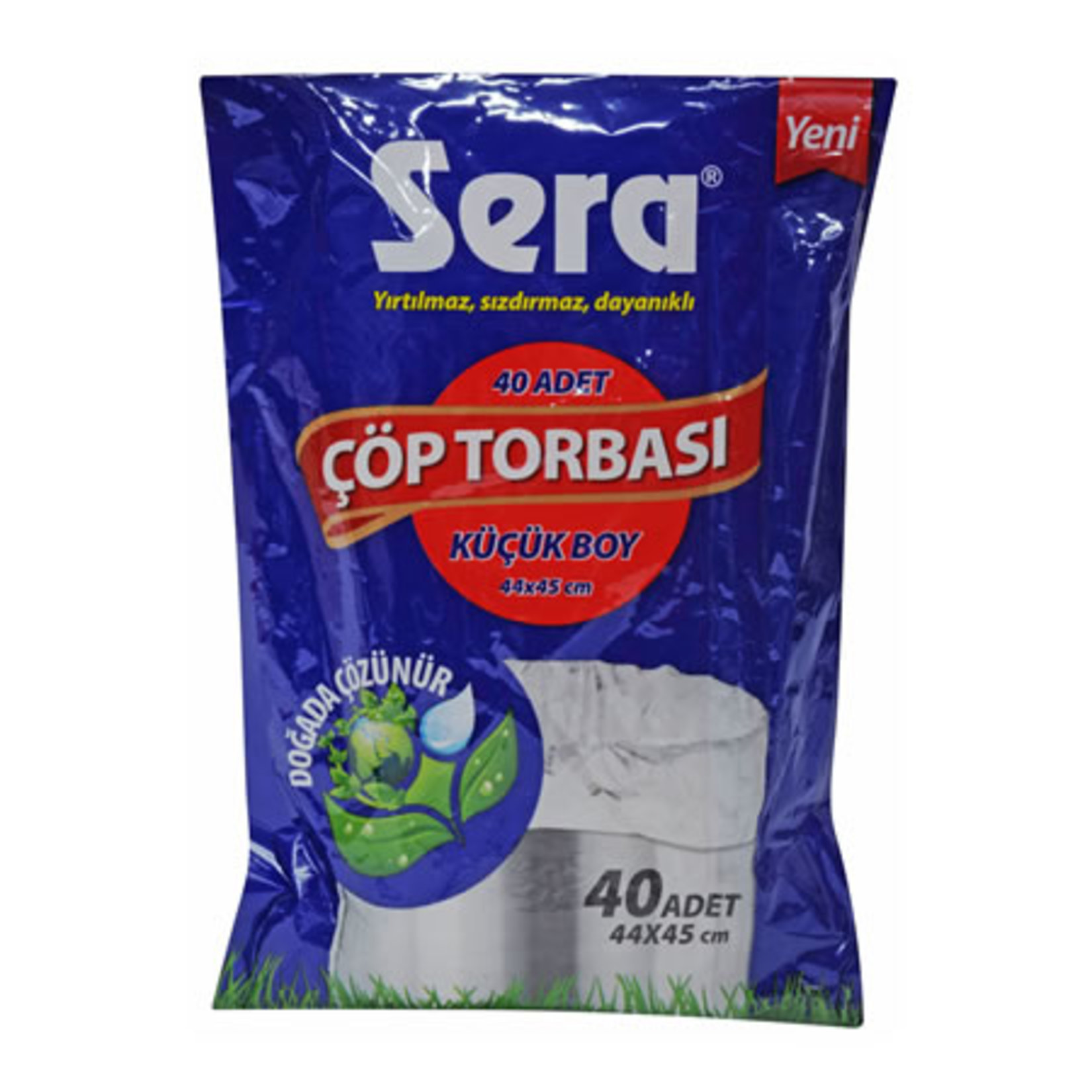 Sera Çöp Torbası Küçük Boy 40'Lı 40X45 Cm