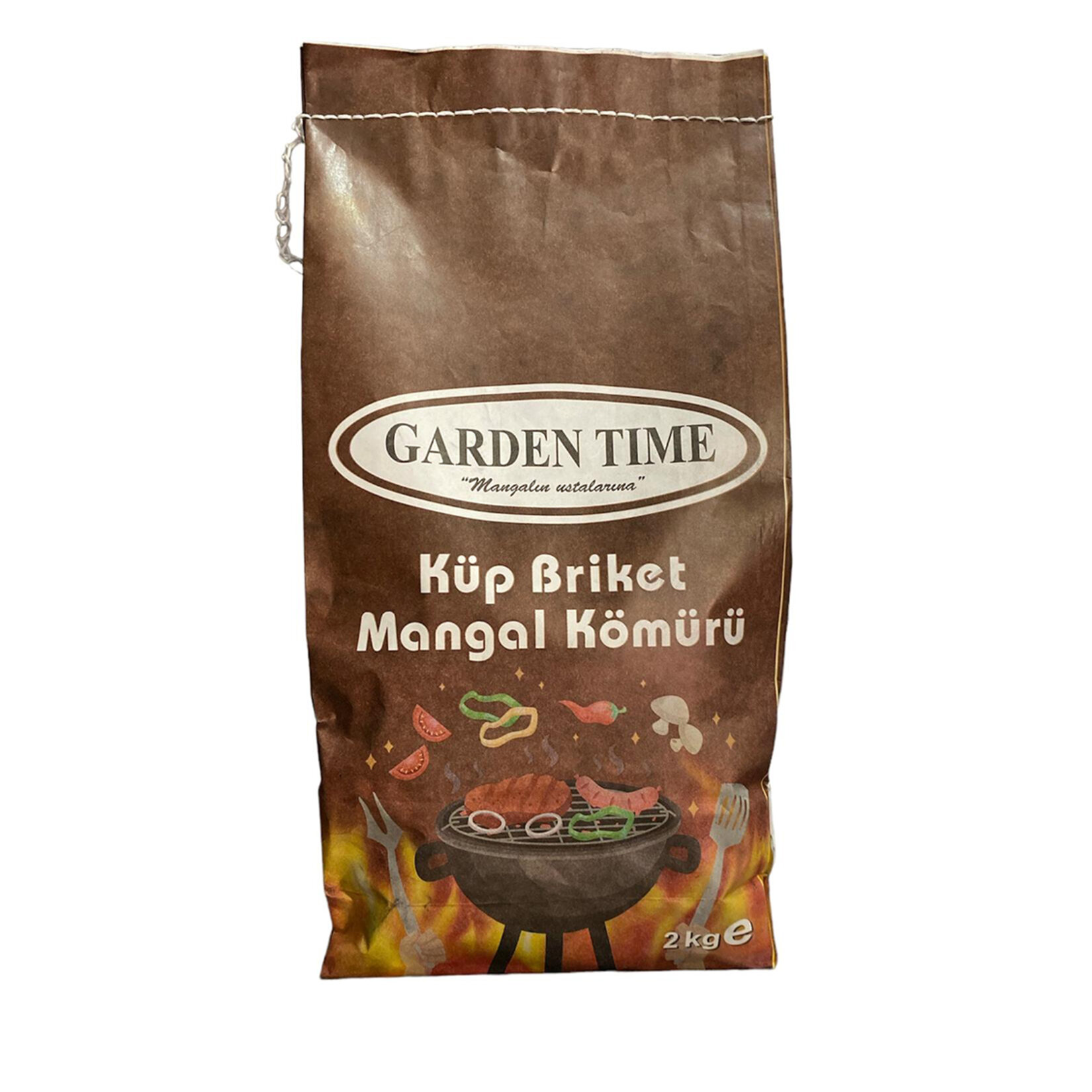 Garden Time Premium Küp Briket Kömür 2Kg