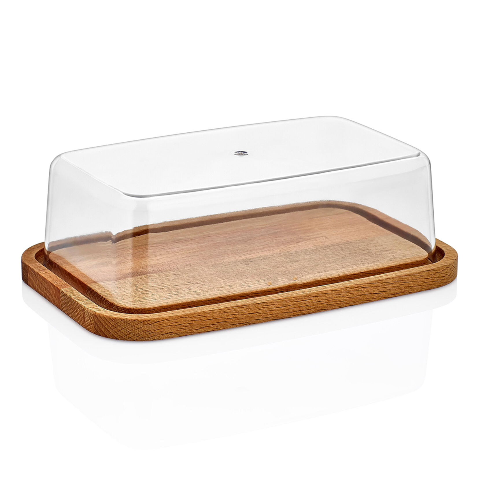 Sinbo Sto-6624 Ahşap Fanuslu Tereyağlık / Peynirlik - Görsel 1