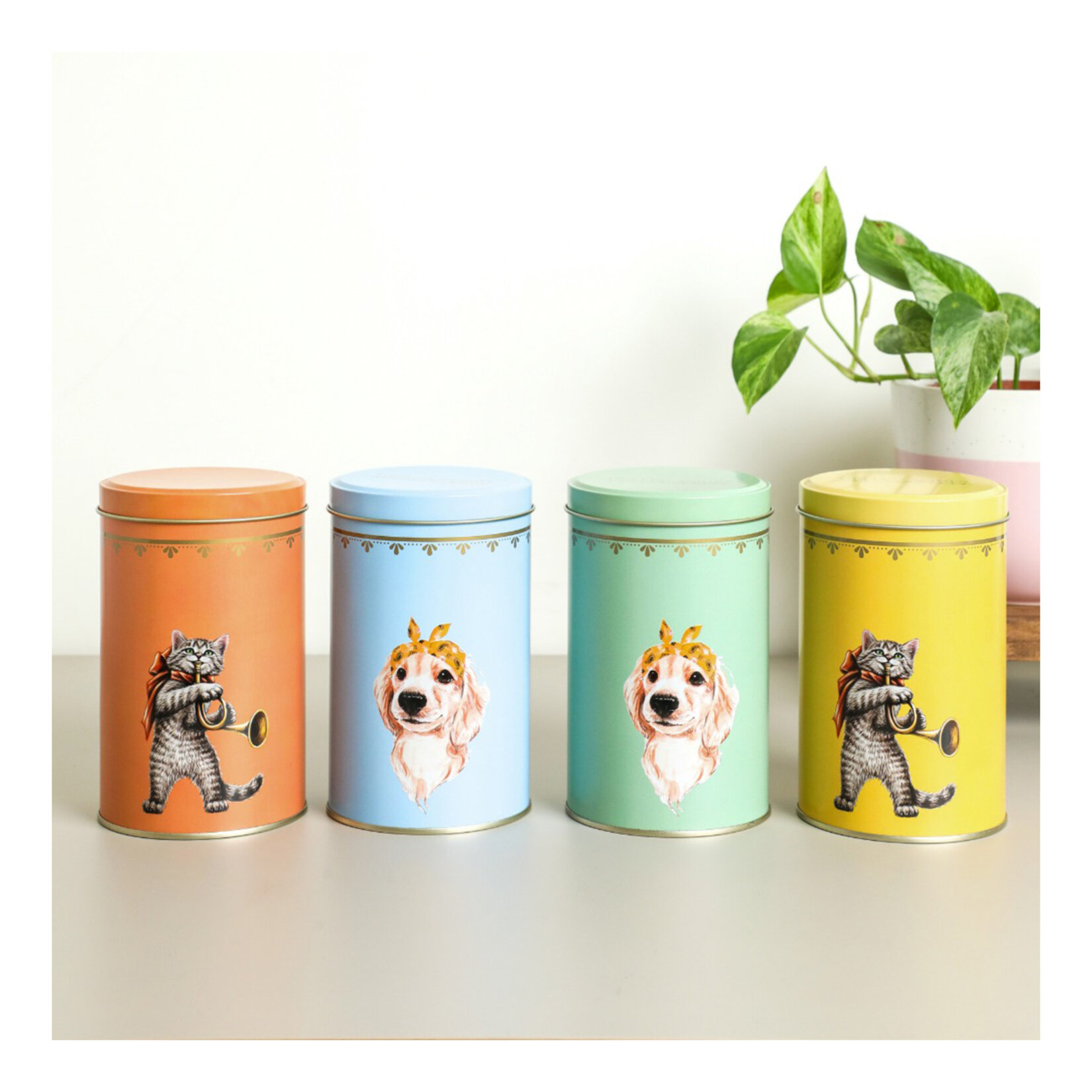 Sarkap Home Hellen Seri Metal Saklama Kabı - Görsel 5