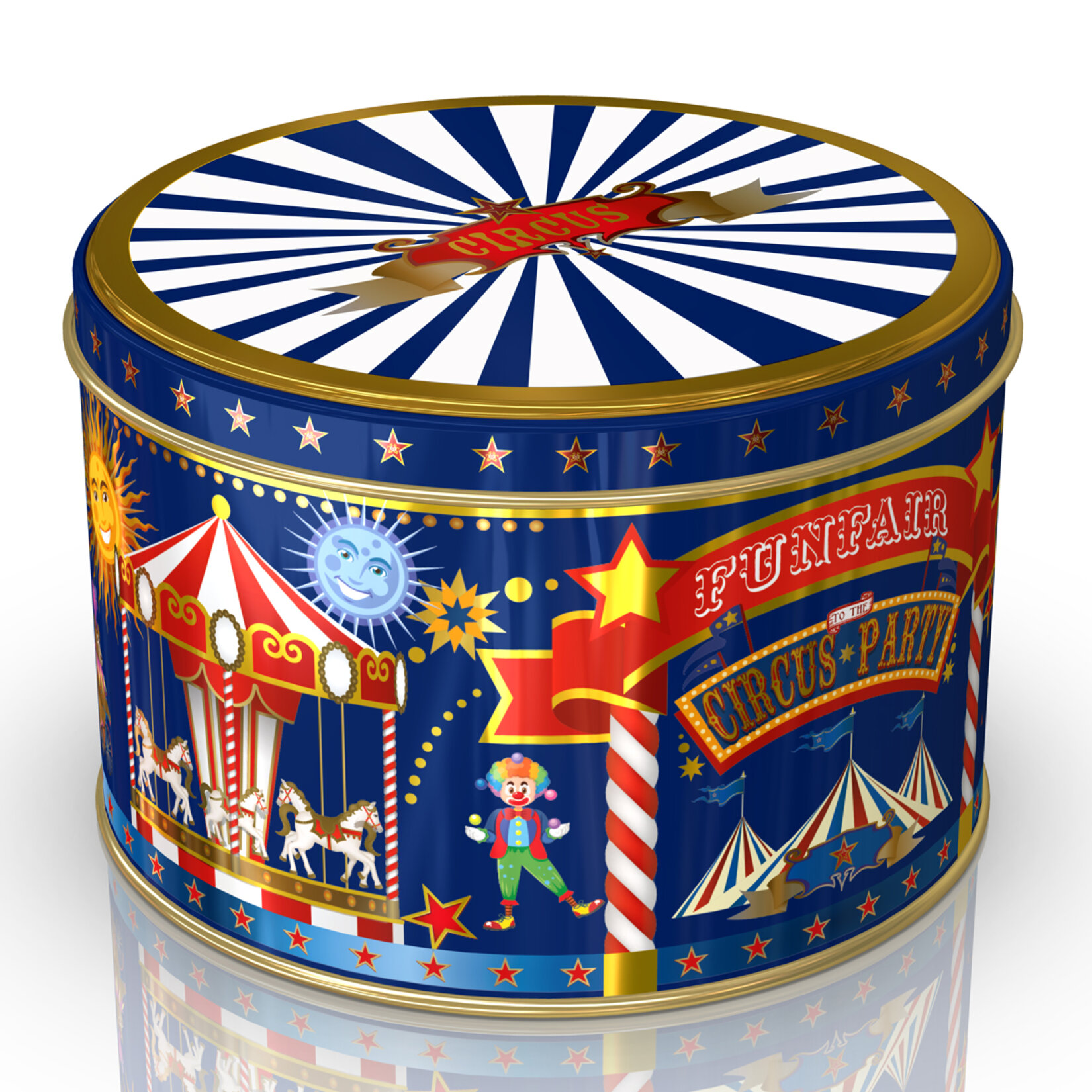 Sarkap Home Metal Sirk Konseptli Saklama Kutusu - Görsel 2