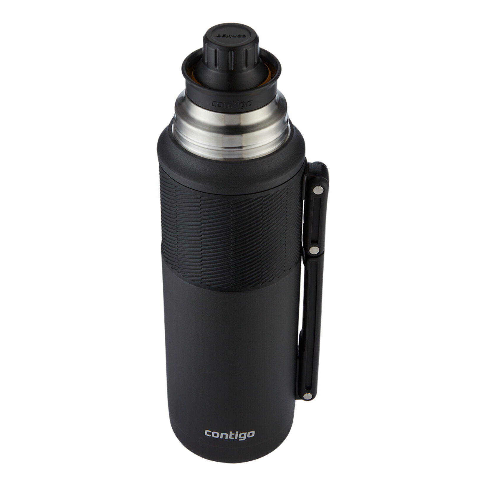 Contigo Thermal Siyah Bardaklı Çelik Termos 1.2 L - Görsel 2